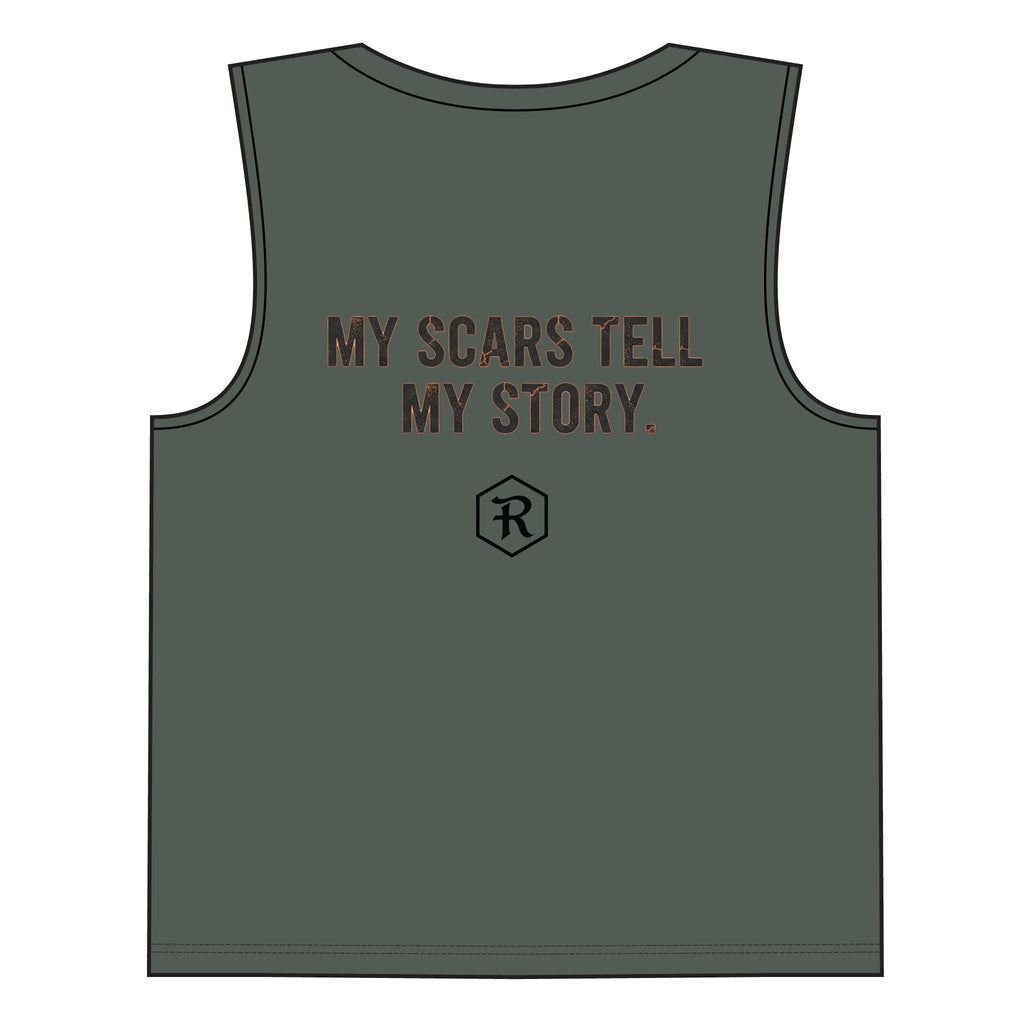 My Scars Tell My Story — Women's Muscle Tank - RESTERATION