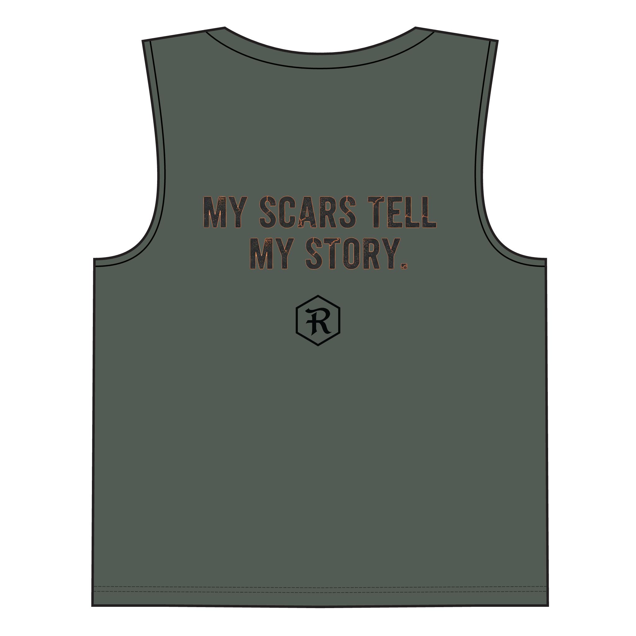 My Scars Tell My Story — Women's Muscle Tank - RESTERATION