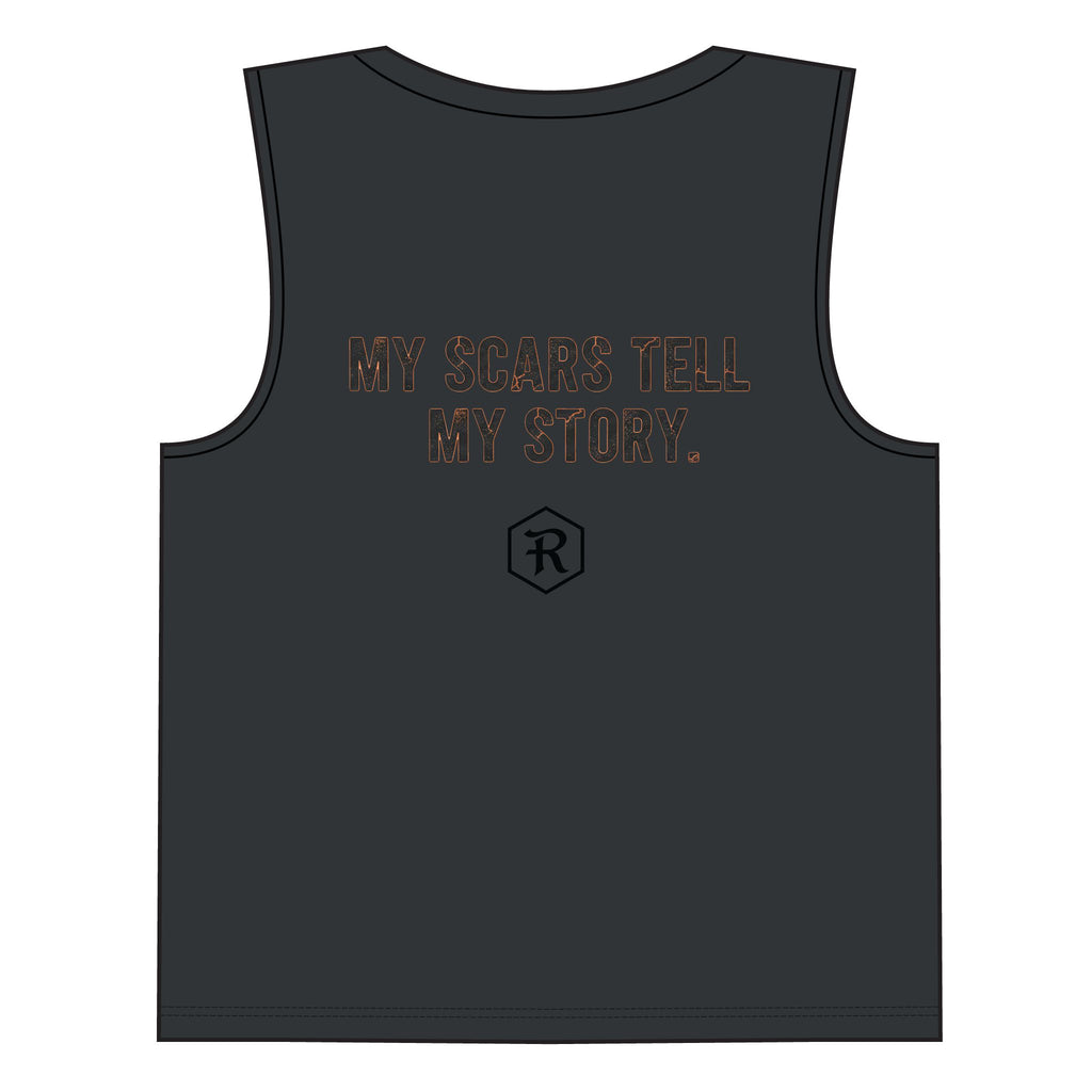 My Scars Tell My Story — Women's Muscle Tank - RESTERATION