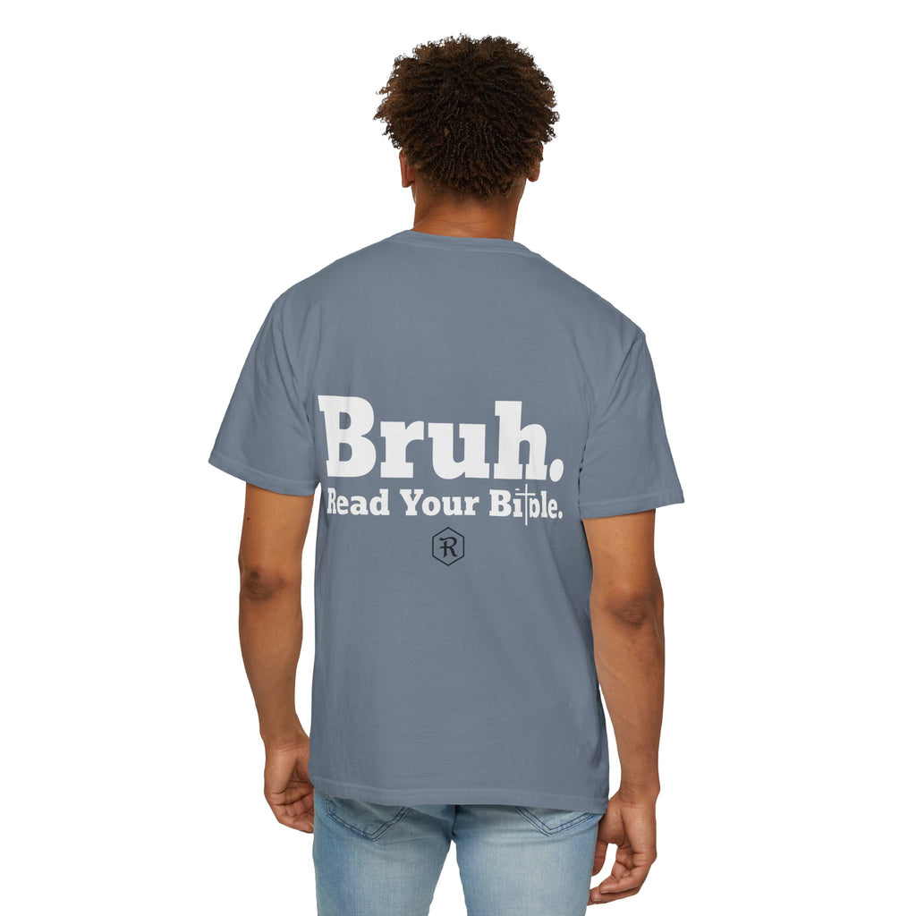 Classic White T-Shirt — Minimal Back Logo Tee - RESTERATION