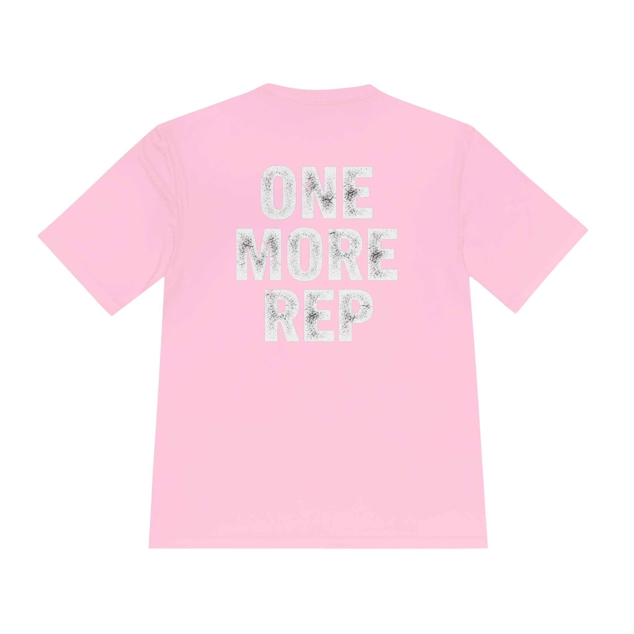 One More Rep Moisture-Wicking Tee — Gym Workout Fitness Shirt - RESTERATION