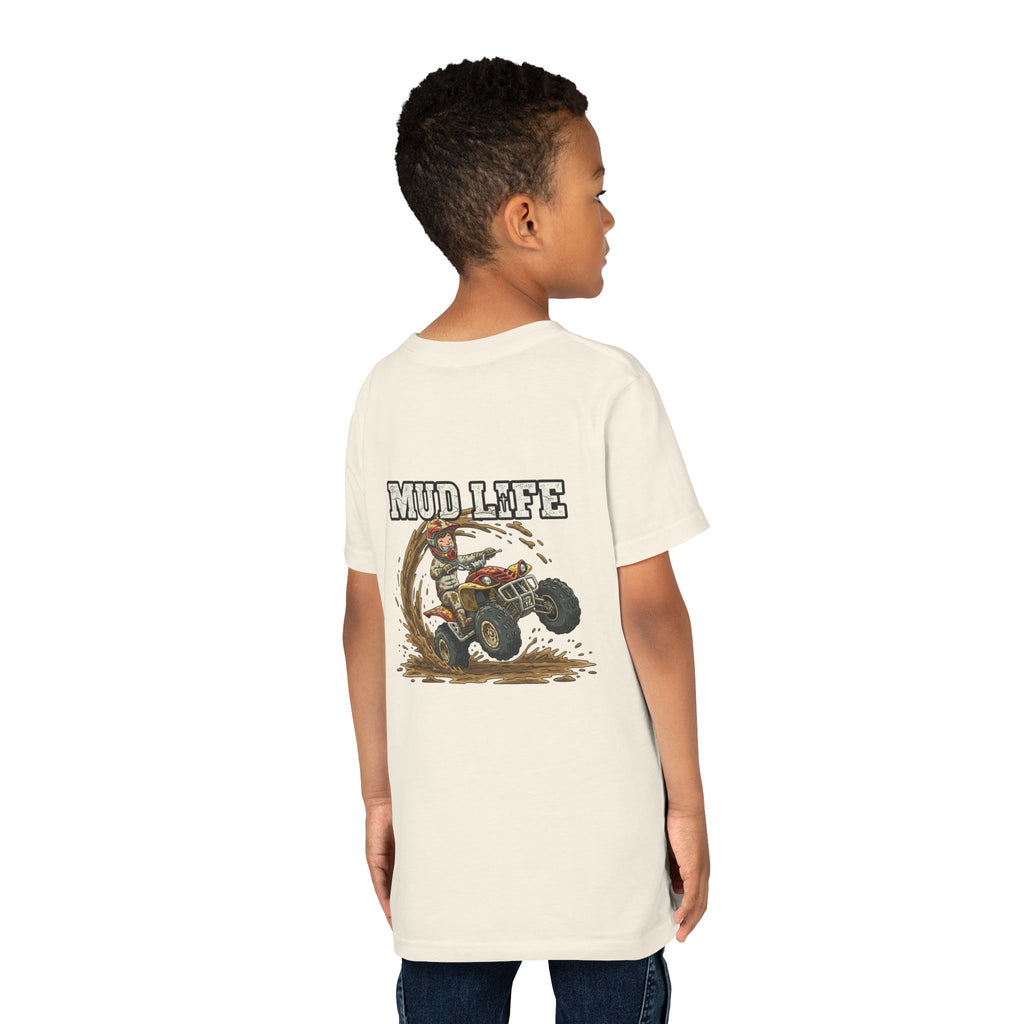Mud Life — ATV Youth T-Shirt - RESTERATION