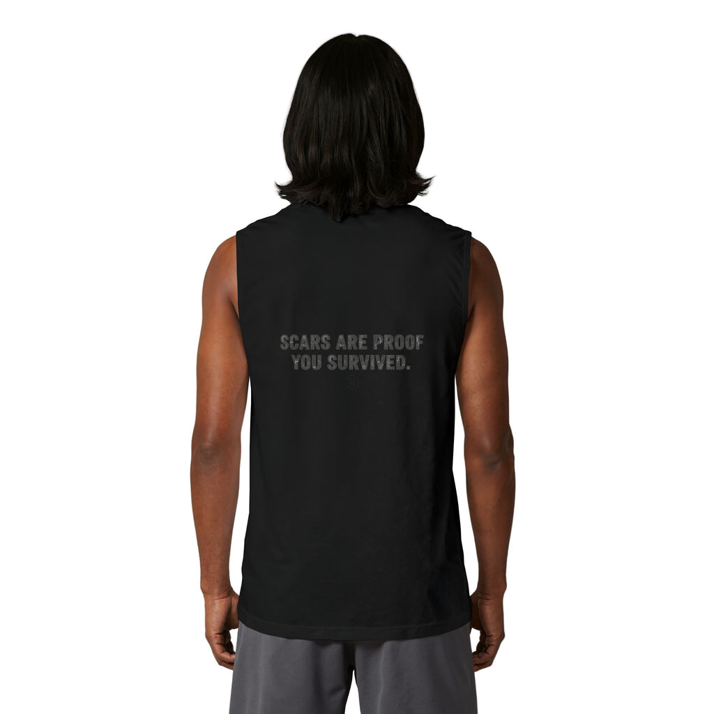 Scars Are Proof You Survived — Unisex Muscle Tank - RESTERATION