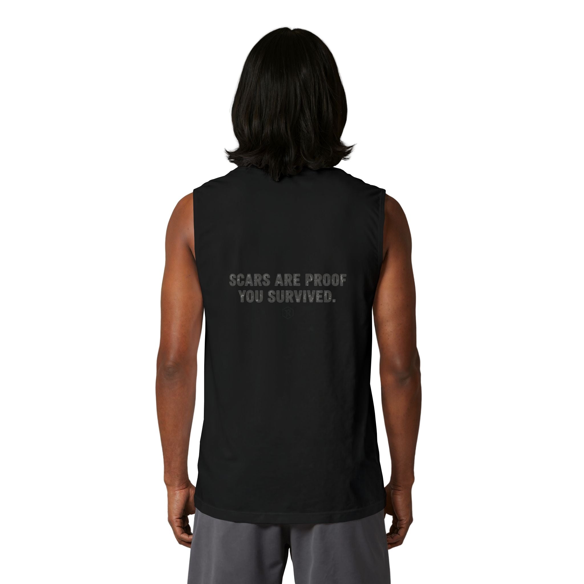 Scars Are Proof You Survived — Unisex Muscle Tank - RESTERATION