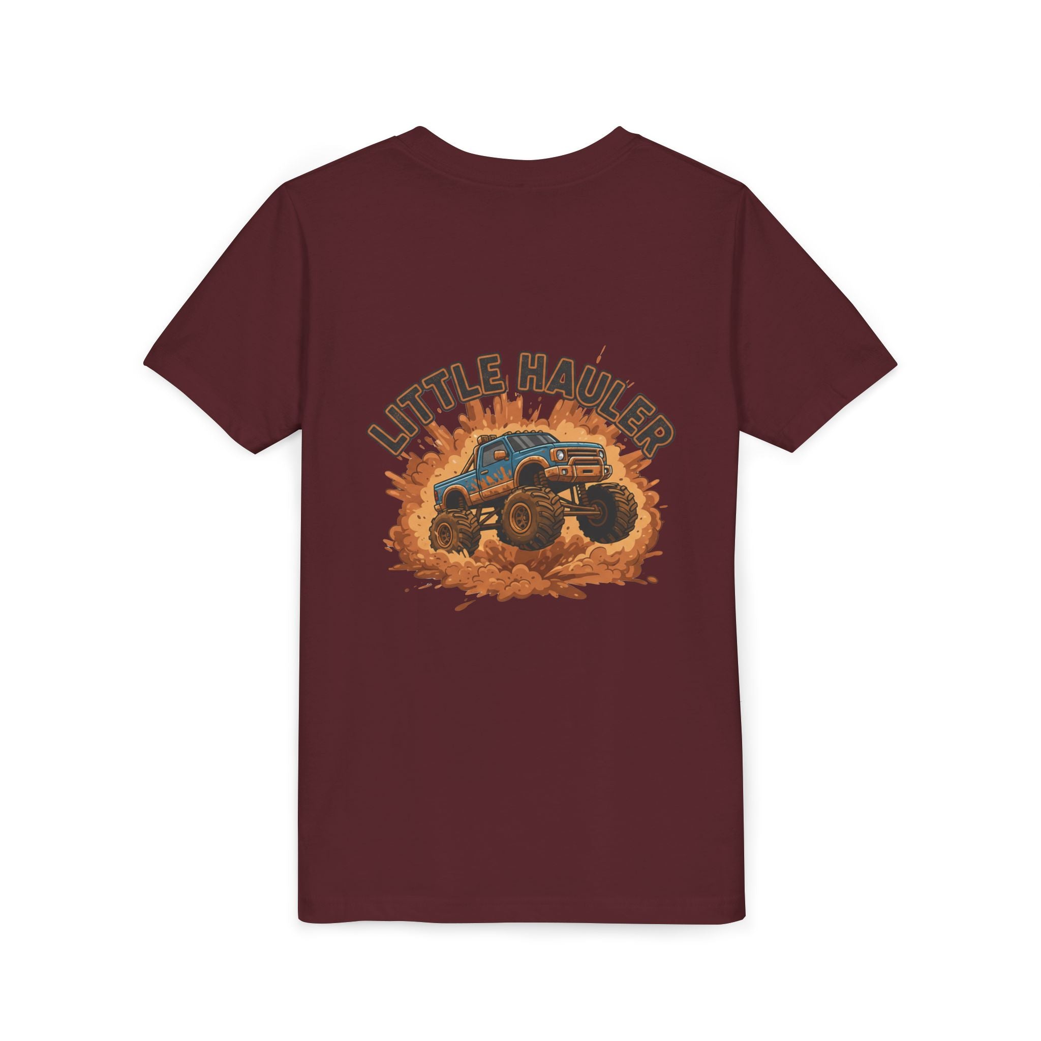 Little Hauler — Monster Truck Youth T-Shirt - RESTERATION