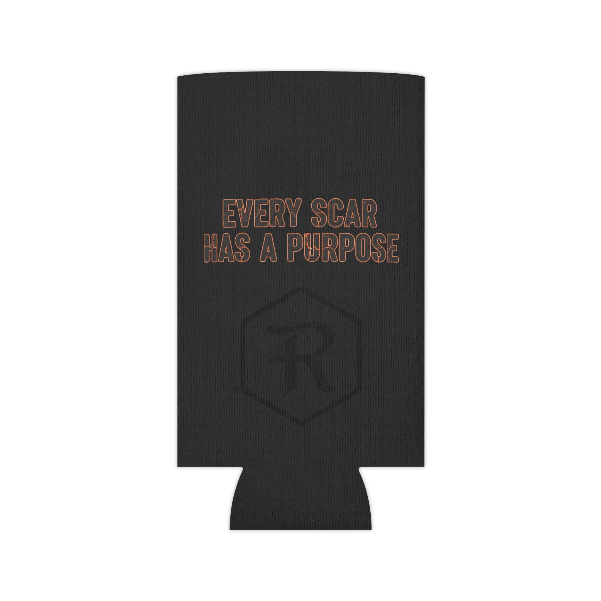 RESTERATION Can Cooler — 'Every Scar Has A Purpose' | Rise Again Christian Koozie 4 - RESTERATION