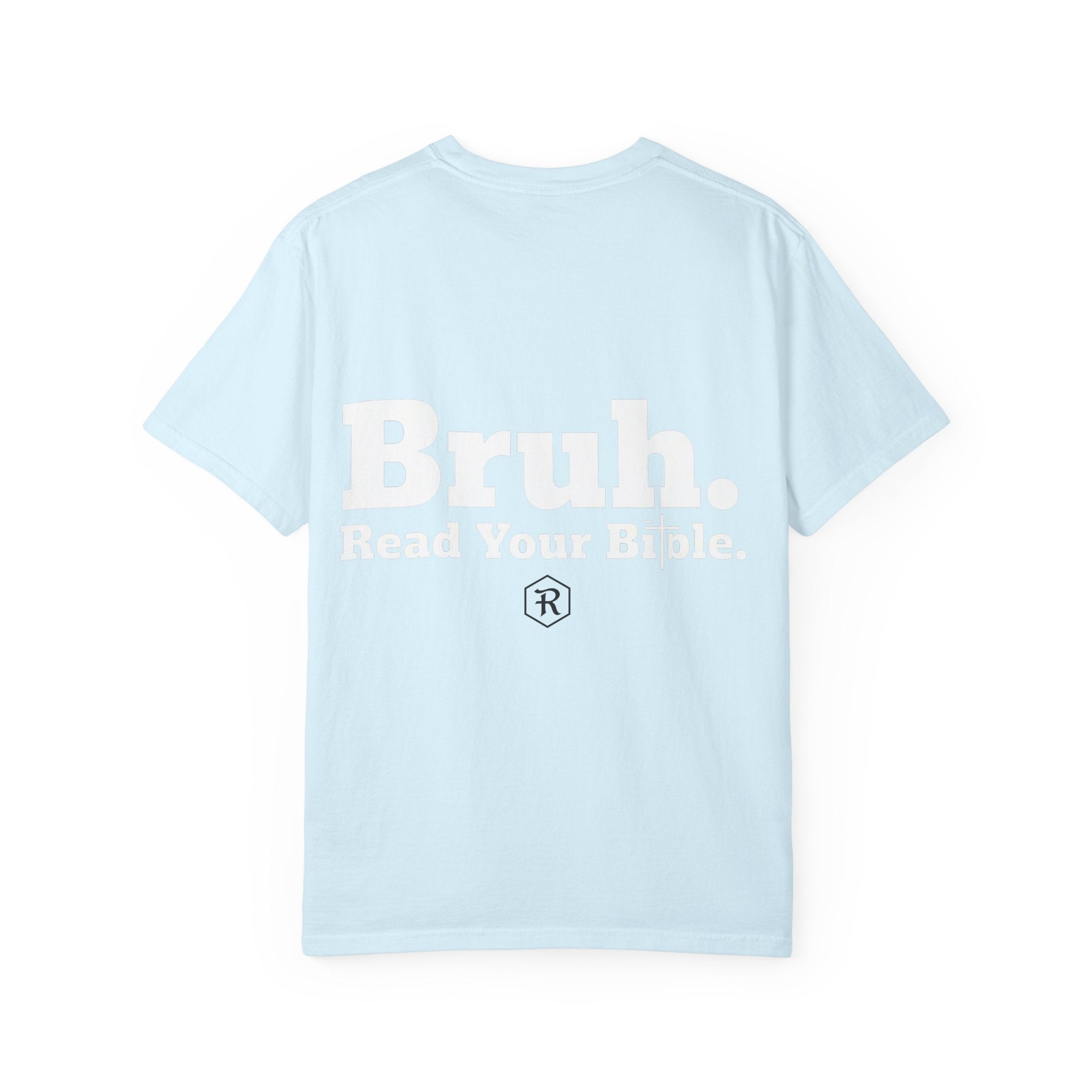Classic White T-Shirt — Minimal Back Logo Tee - RESTERATION