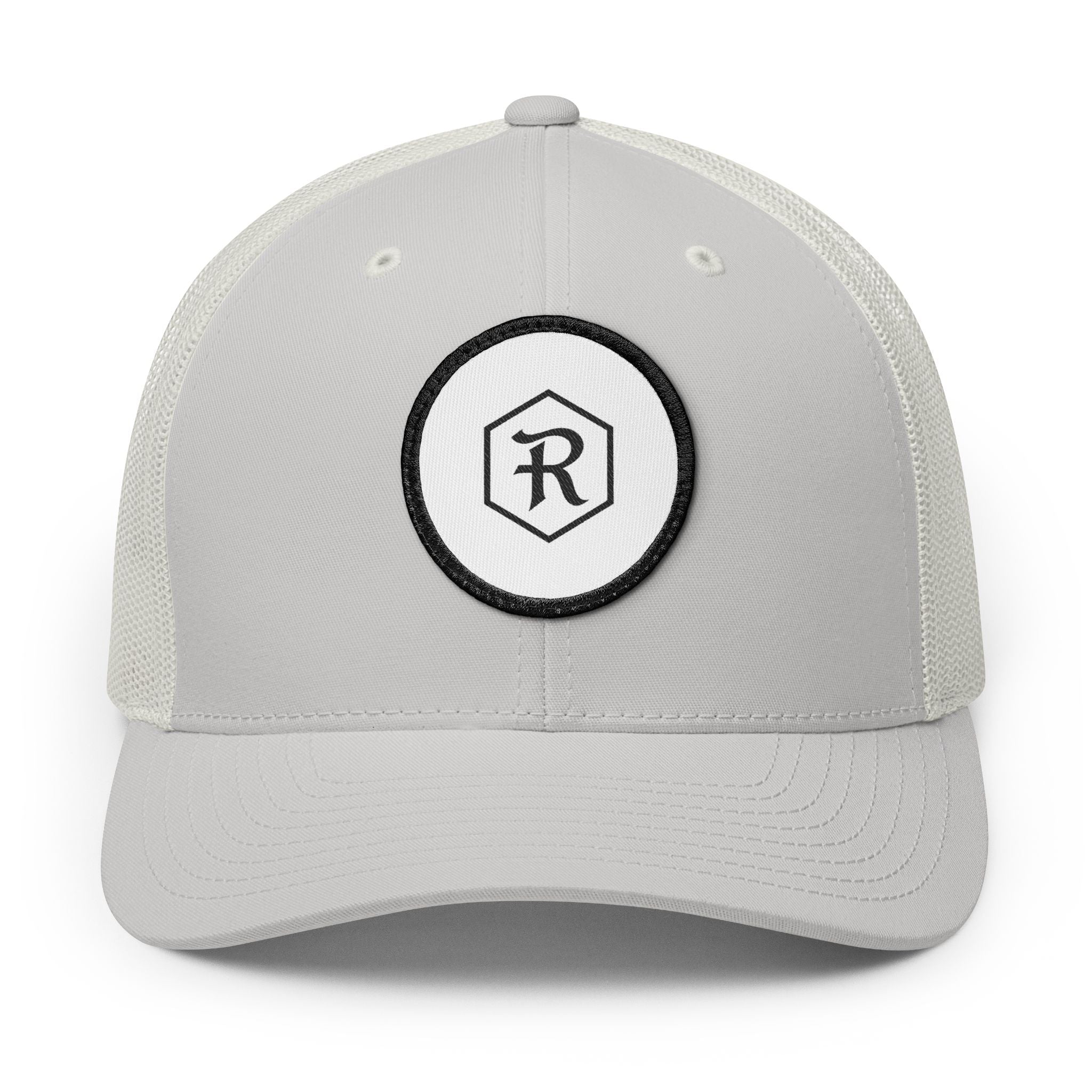 Embroidered Patch Trucker Cap | Snapback Mesh Back Hat | Faith Apparel - RESTERATION
