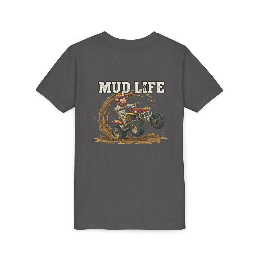 Mud Life — ATV Youth T-Shirt - RESTERATION