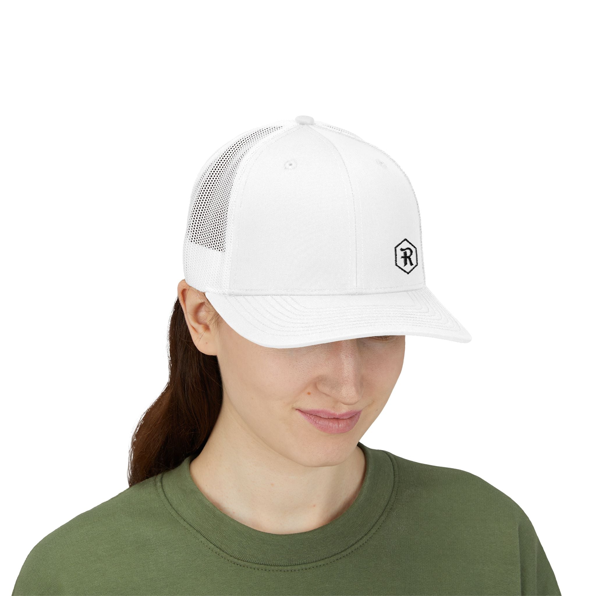 Snapback Trucker Cap | Mesh Back Adjustable Embroidered Hat | Faith Apparel - RESTERATION