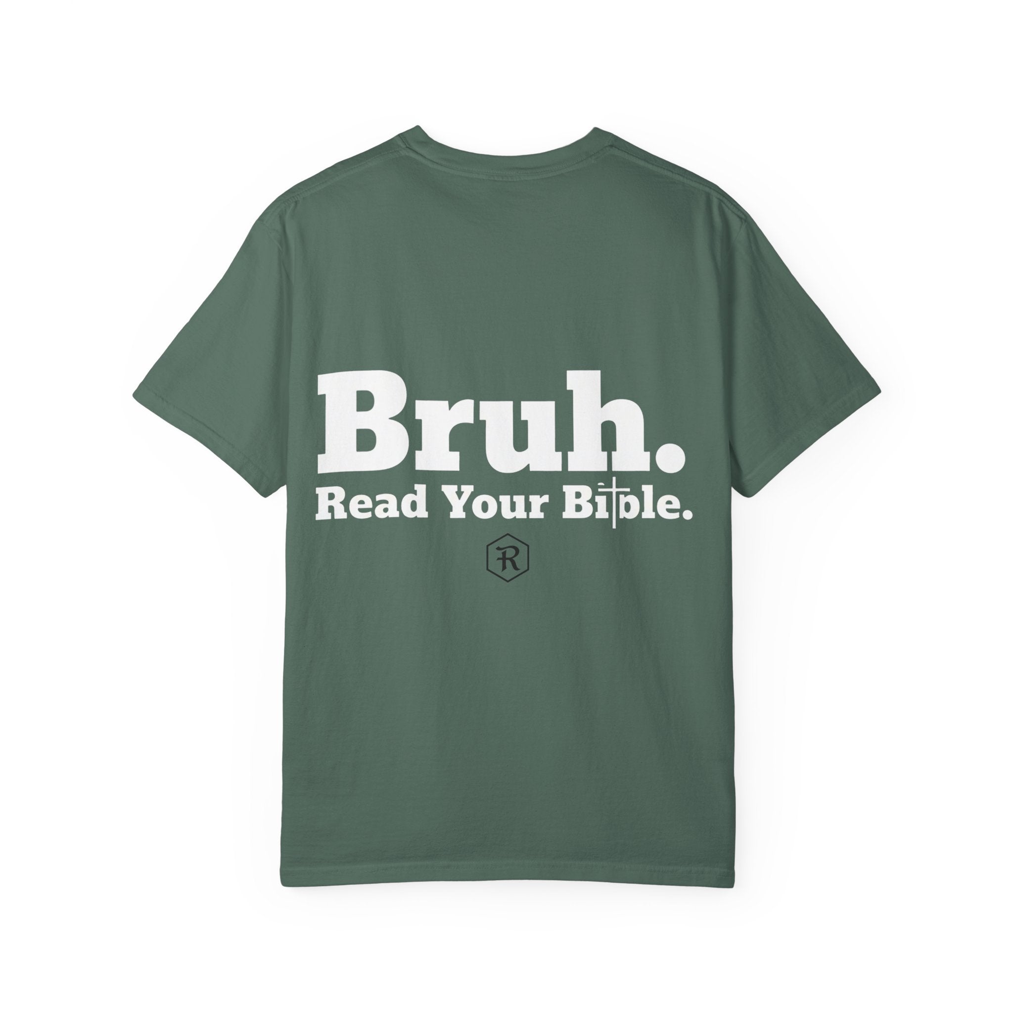 Classic White T-Shirt — Minimal Back Logo Tee - RESTERATION