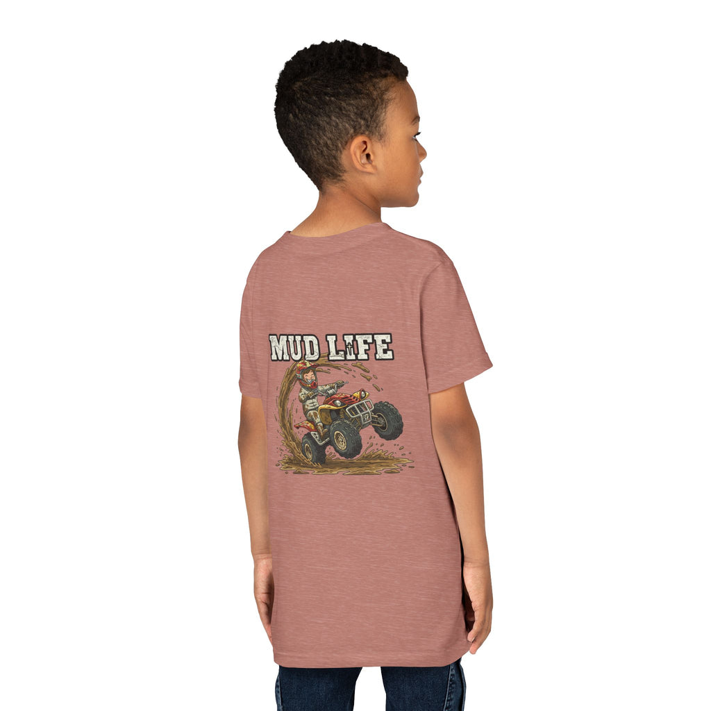 Mud Life — ATV Youth T-Shirt - RESTERATION