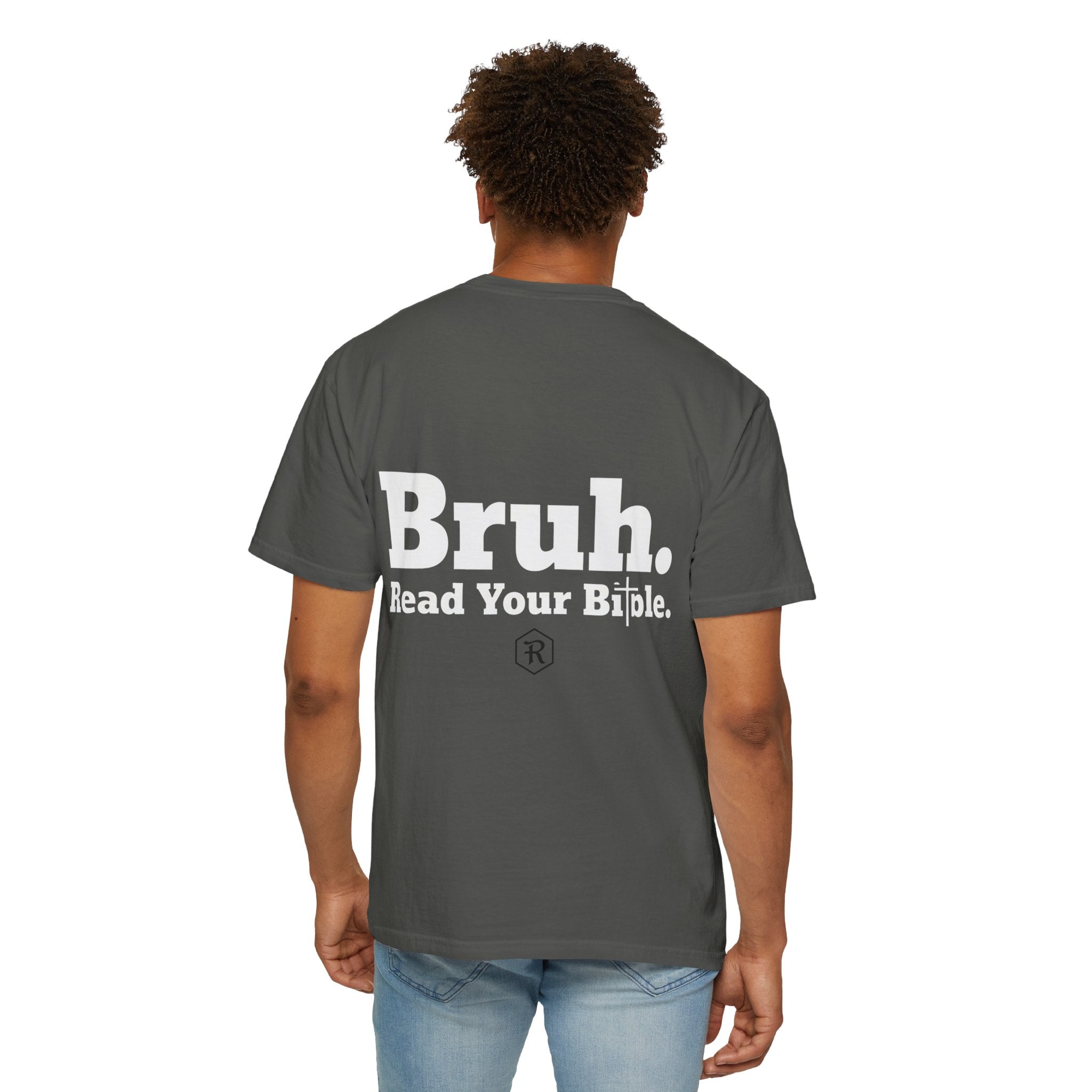 Classic White T-Shirt — Minimal Back Logo Tee - RESTERATION