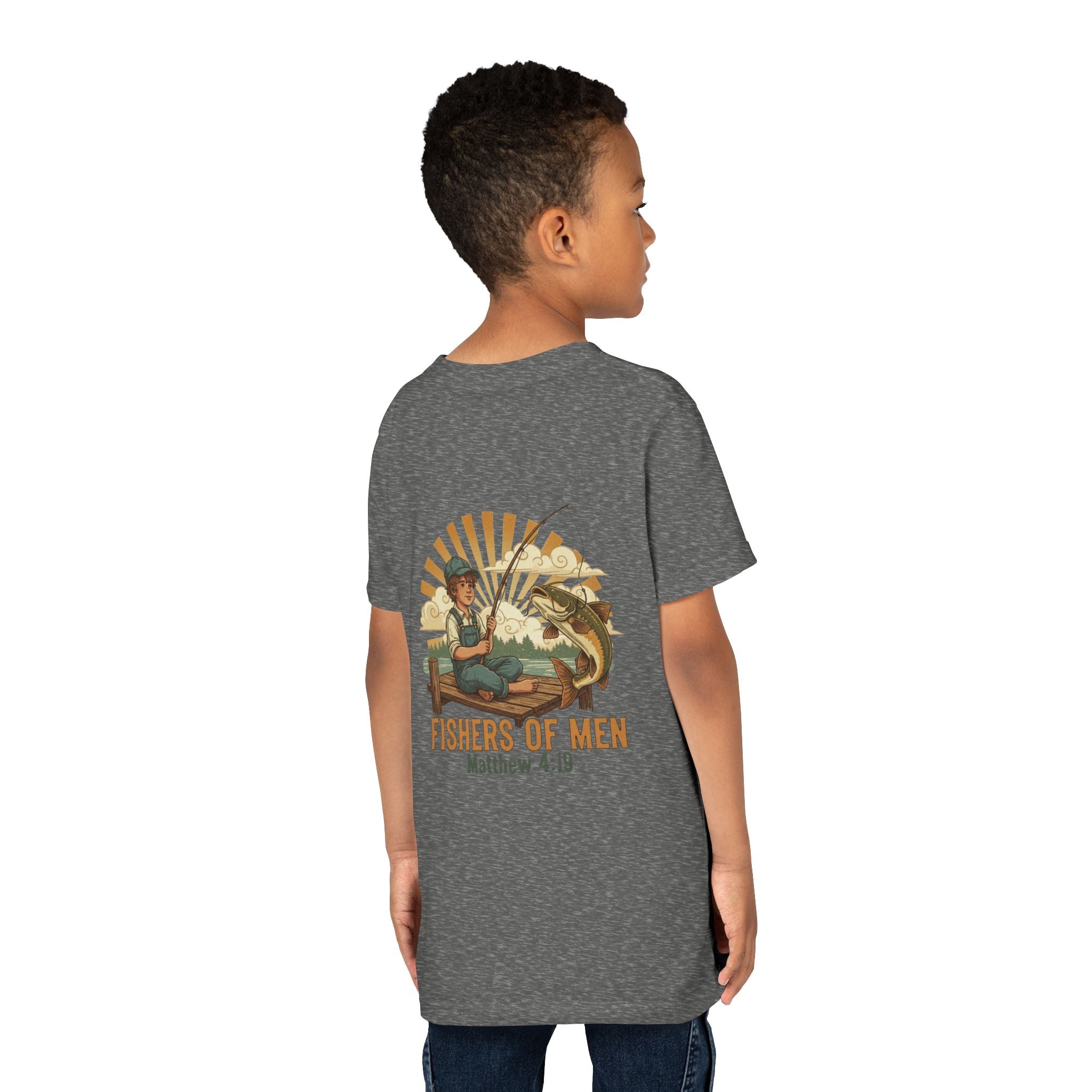 Fishers of Men — Christian Youth T-Shirt (Matthew 4:19) - RESTERATION