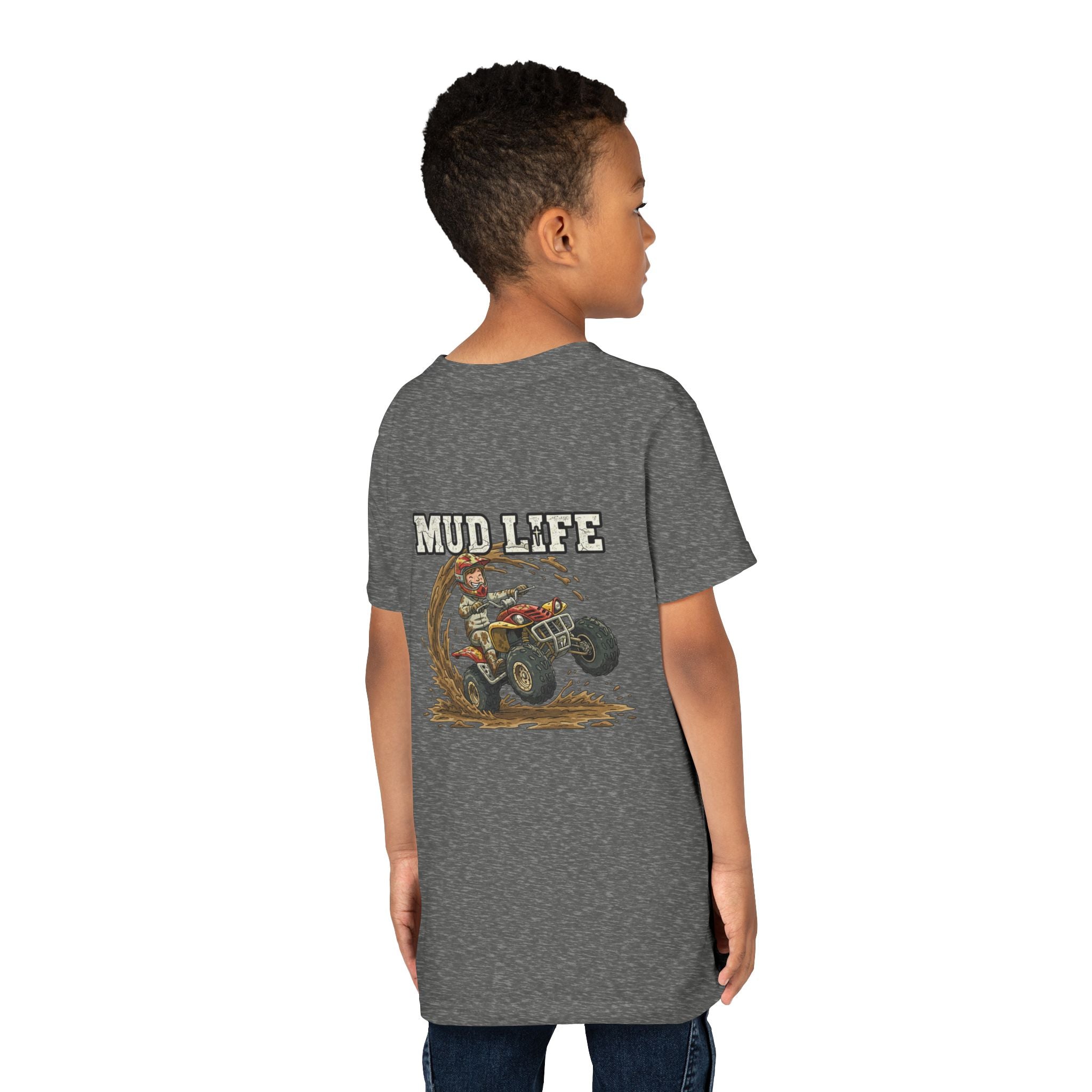 Mud Life — ATV Youth T-Shirt - RESTERATION