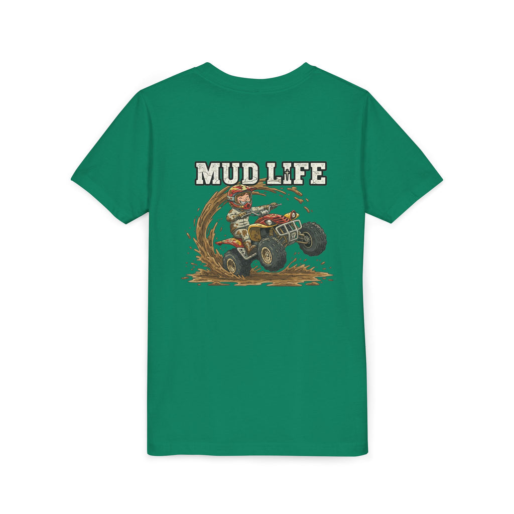 Mud Life — ATV Youth T-Shirt - RESTERATION