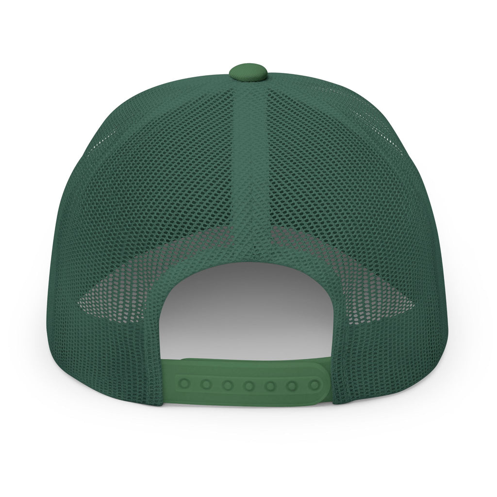 Embroidered Patch Trucker Cap | Snapback Mesh Back Hat | Faith Apparel - RESTERATION