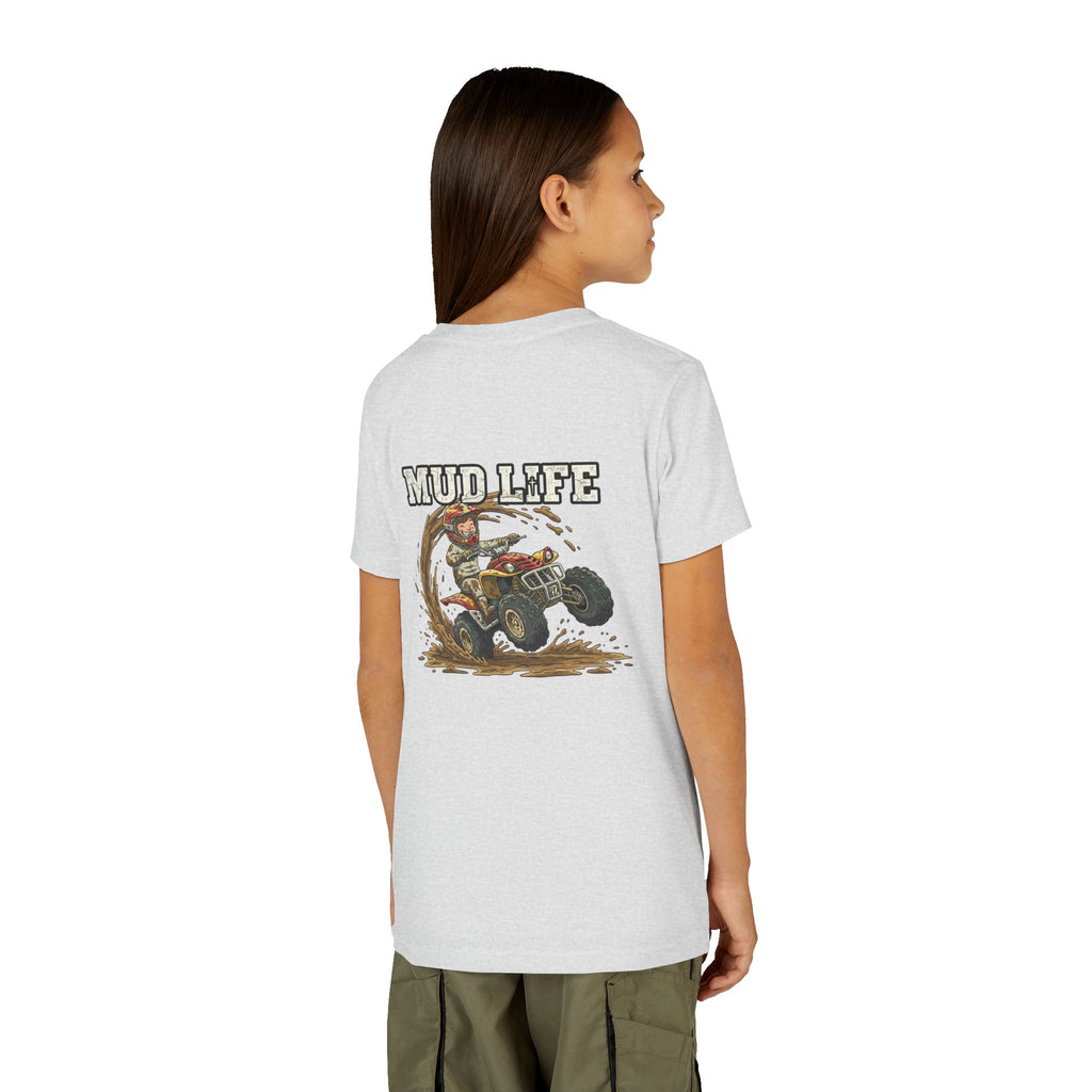 Mud Life — ATV Youth T-Shirt - RESTERATION