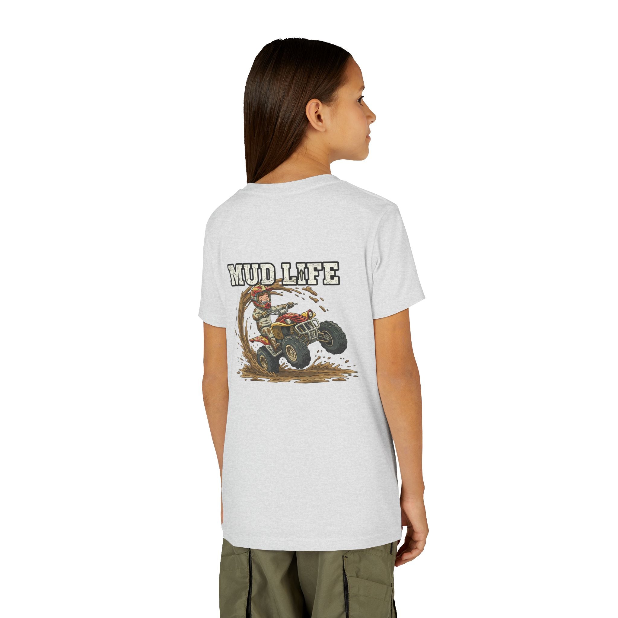 Mud Life — ATV Youth T-Shirt - RESTERATION