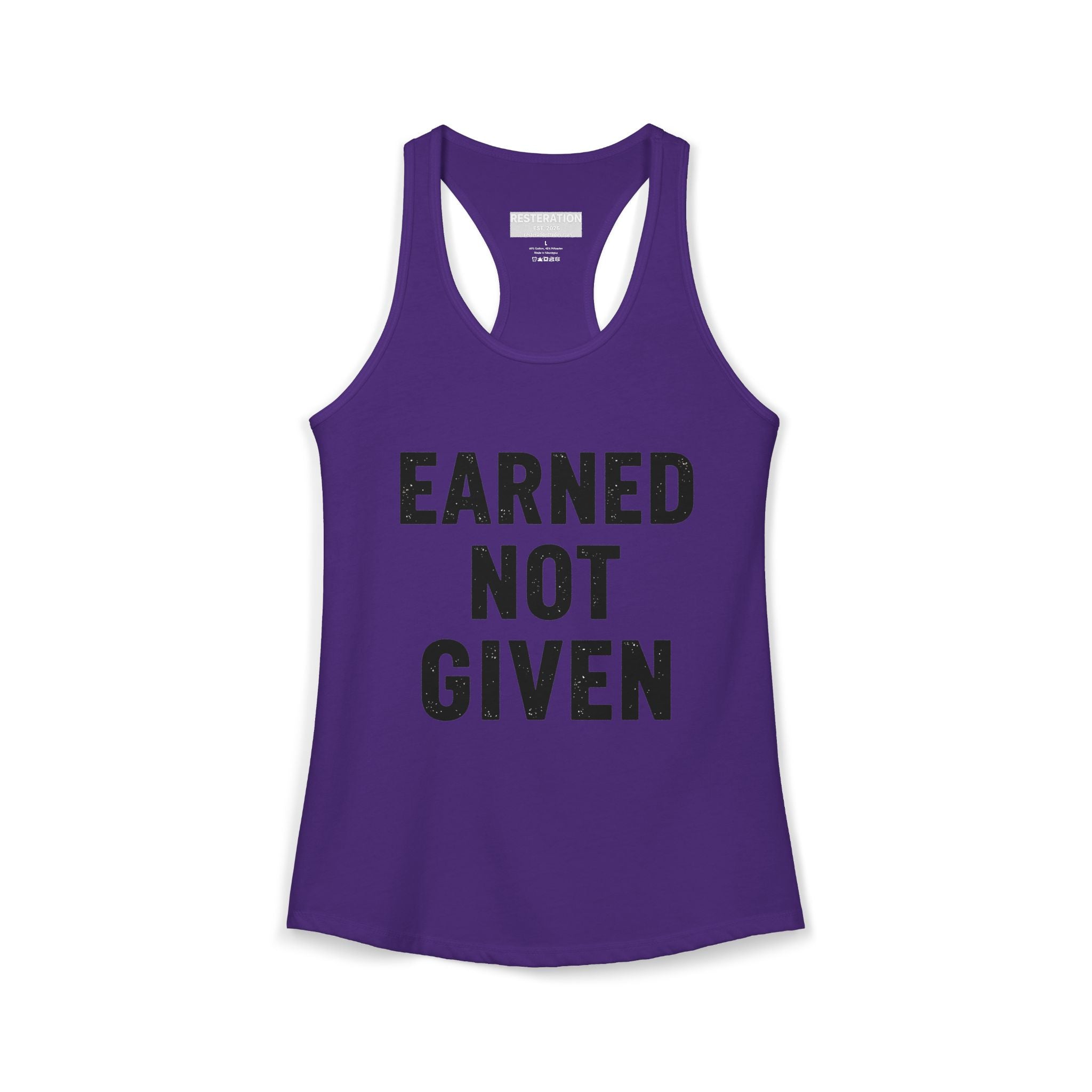 Women's Ideal Racerback Tank — Faith Over Fear - RESTERATION