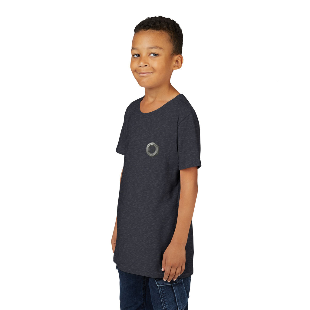 Little Hauler — Monster Truck Youth T-Shirt - RESTERATION