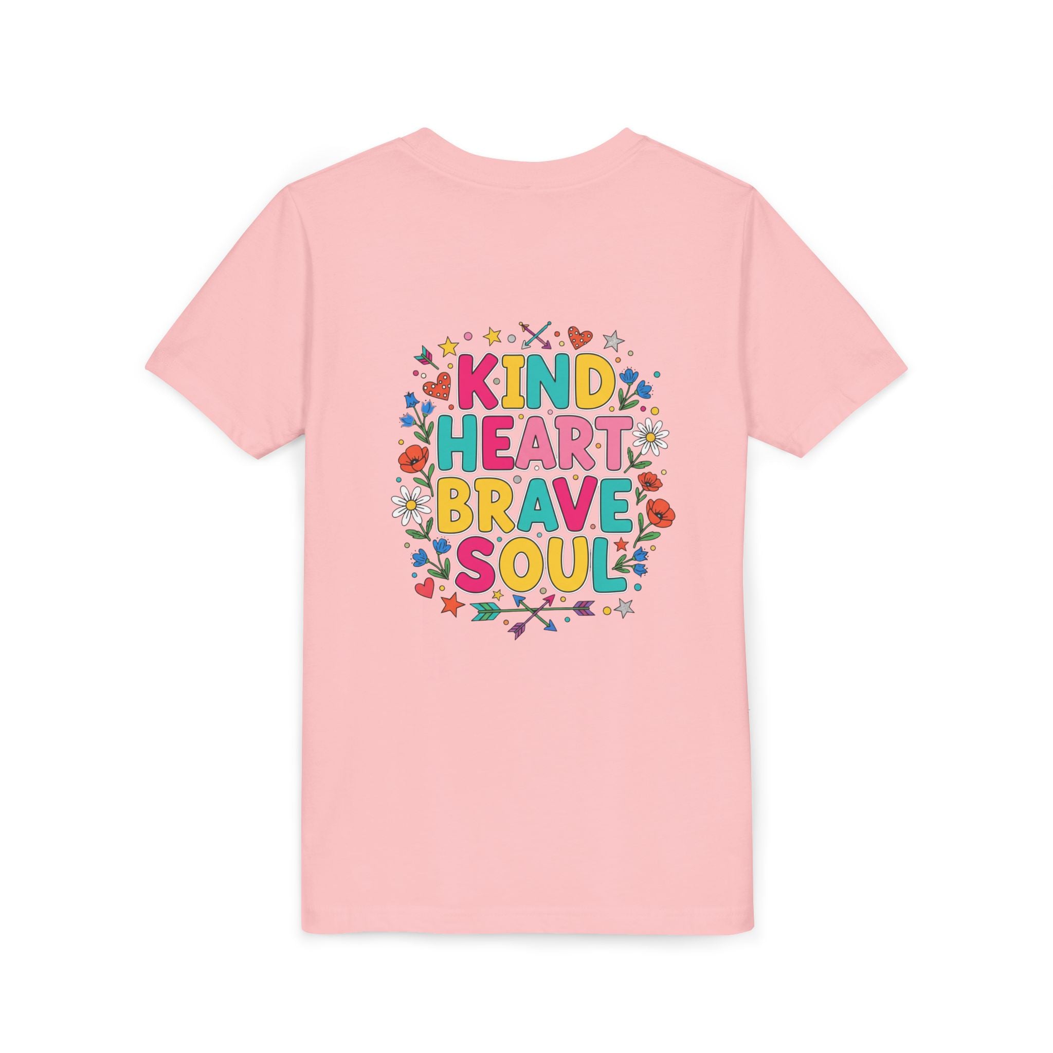 Kind Heart Brave Soul — Inspirational Youth T-Shirt - RESTERATION