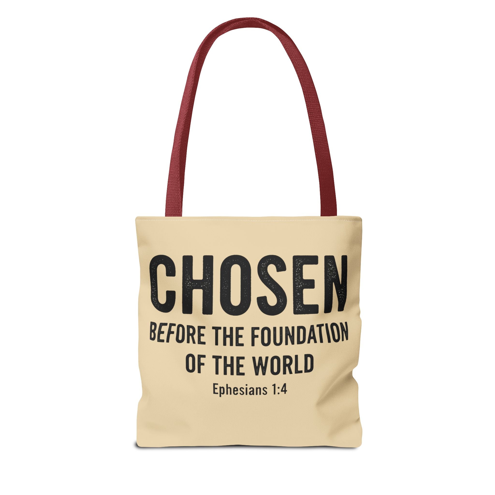 RESTERATION 'Chosen' Faith Tote Bag — Western Floral & Horseshoe | Scripture Tote | 3 Sizes