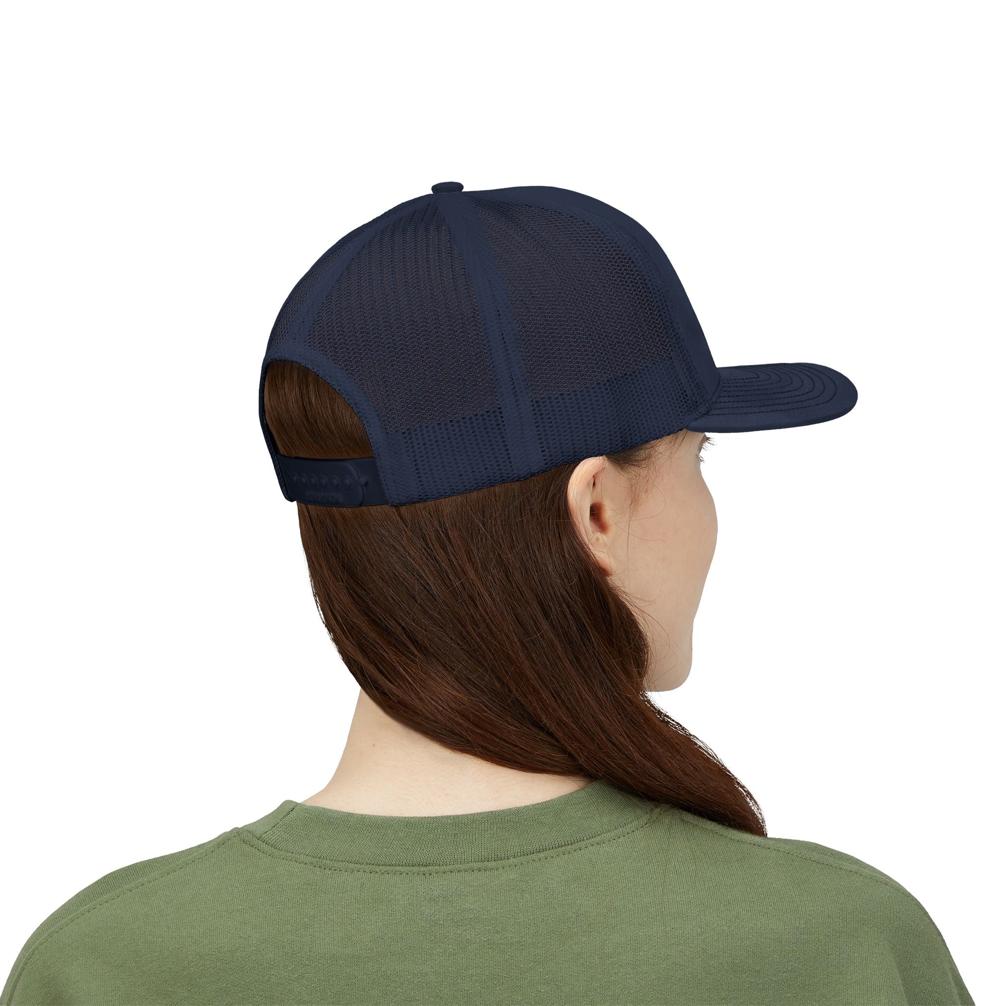Snapback Trucker Cap | Mesh Back Adjustable Embroidered Hat | Faith Apparel - RESTERATION