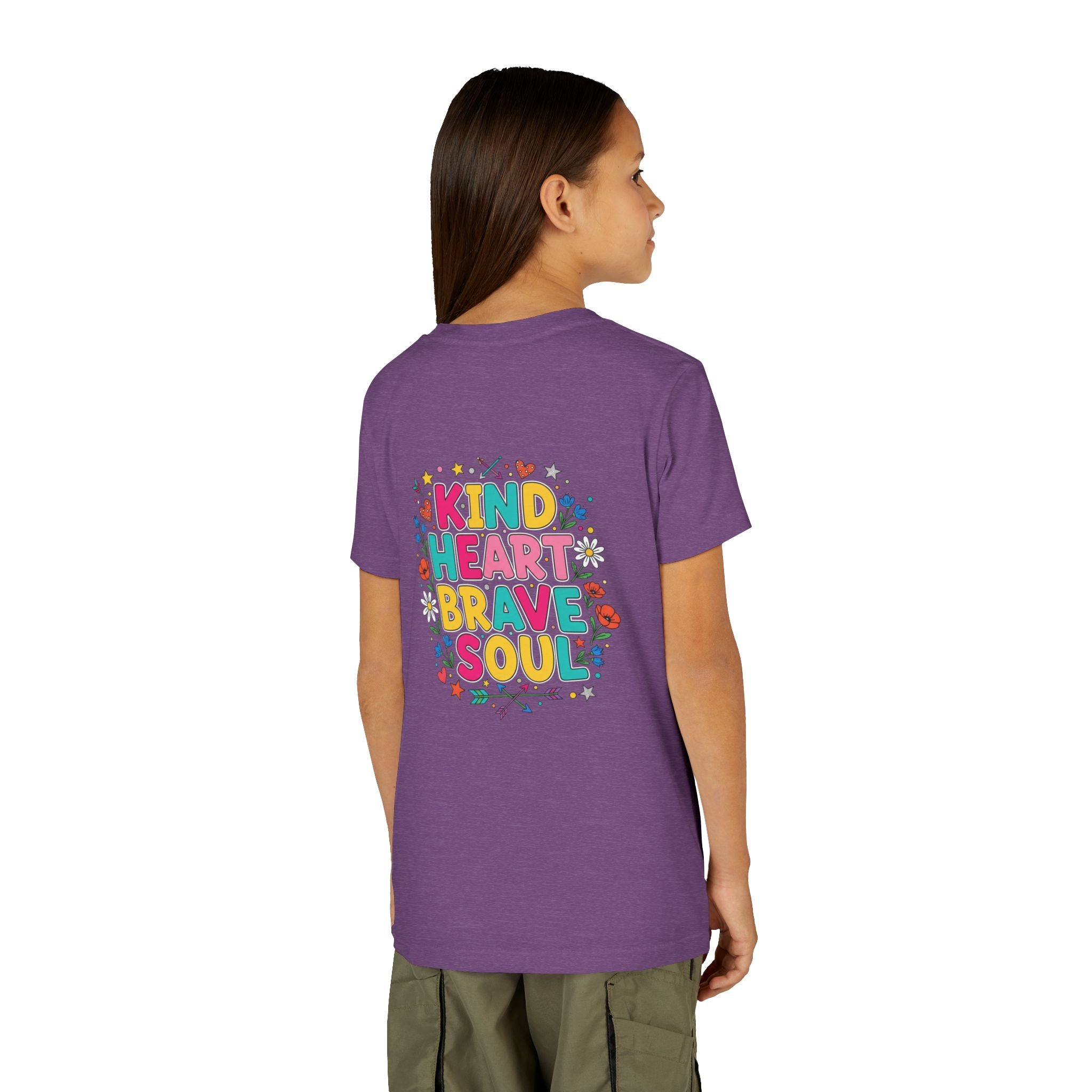 Kind Heart Brave Soul — Inspirational Youth T-Shirt - RESTERATION