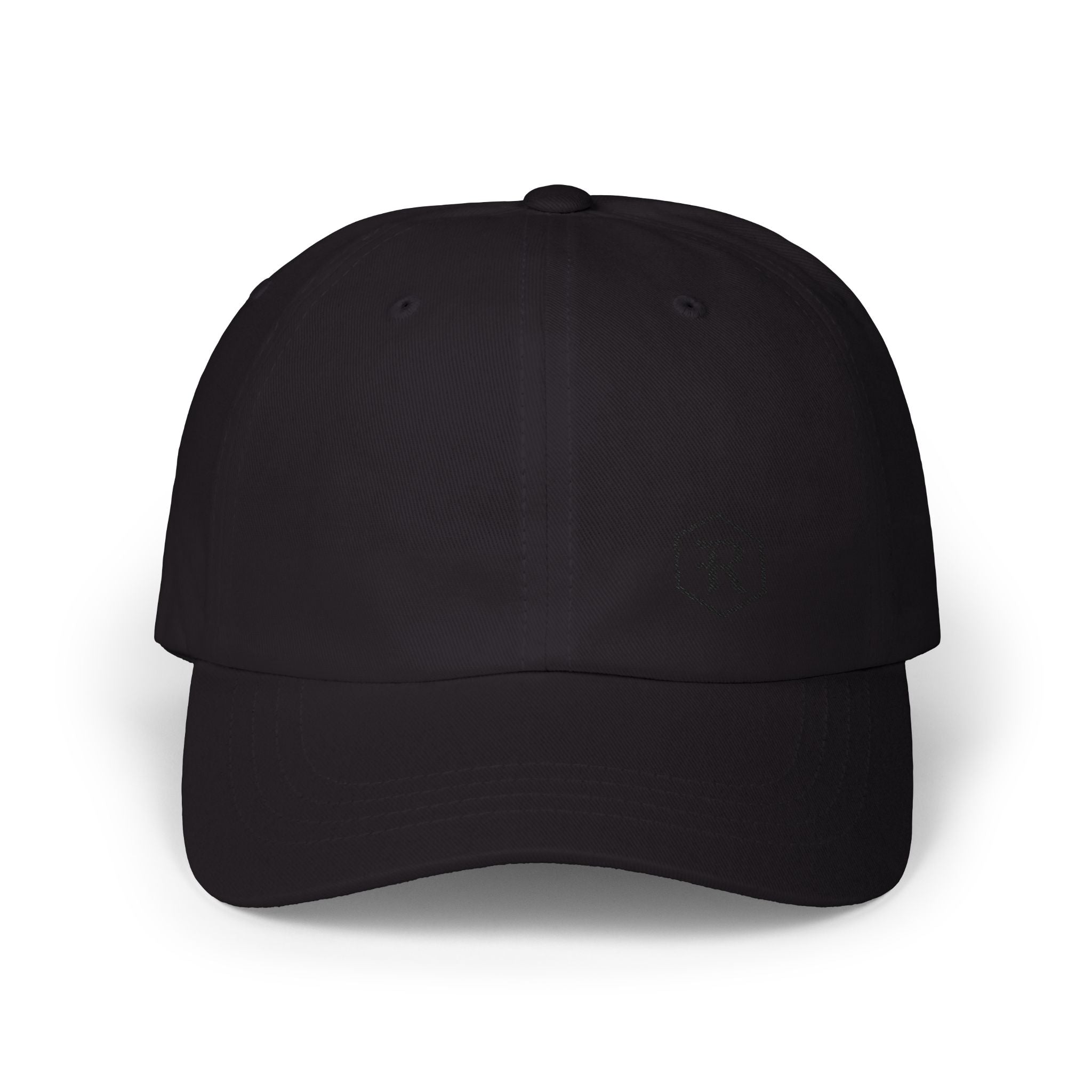 Monogram Dad Cap | Hexagon R Embroidered Hat | Faith Apparel - RESTERATION