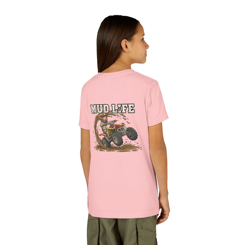 Mud Life — ATV Youth T-Shirt - RESTERATION