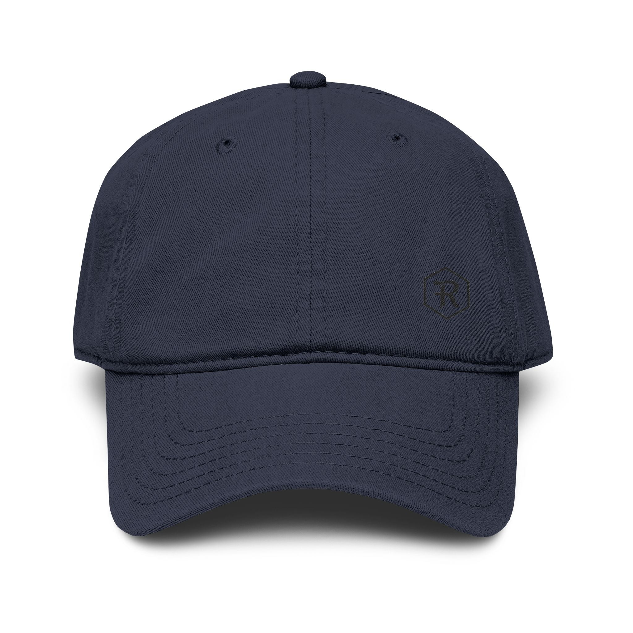 Washed Cotton Baseball Cap | Minimal Embroidered Dad Hat | Faith Apparel - RESTERATION