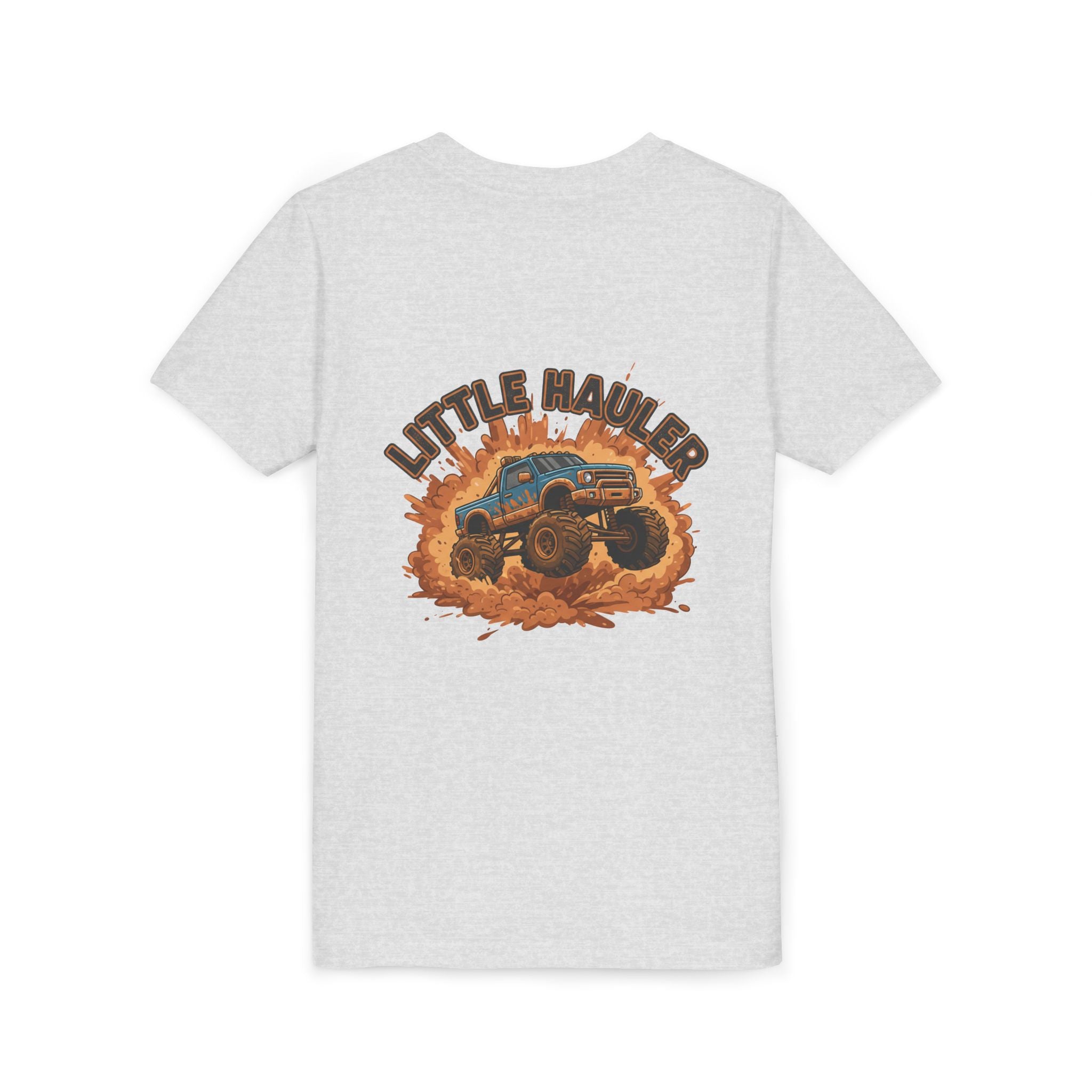 Little Hauler — Monster Truck Youth T-Shirt - RESTERATION