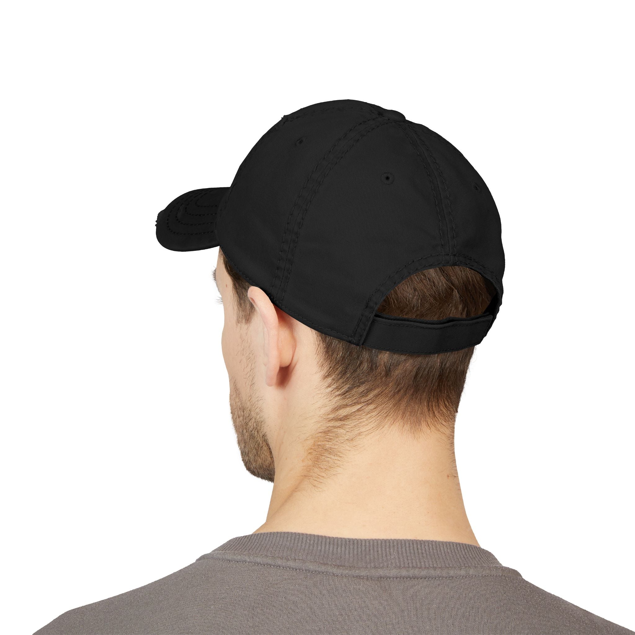 RESTERATION Distressed Dad Hat — Built for the Long Day - RESTERATION