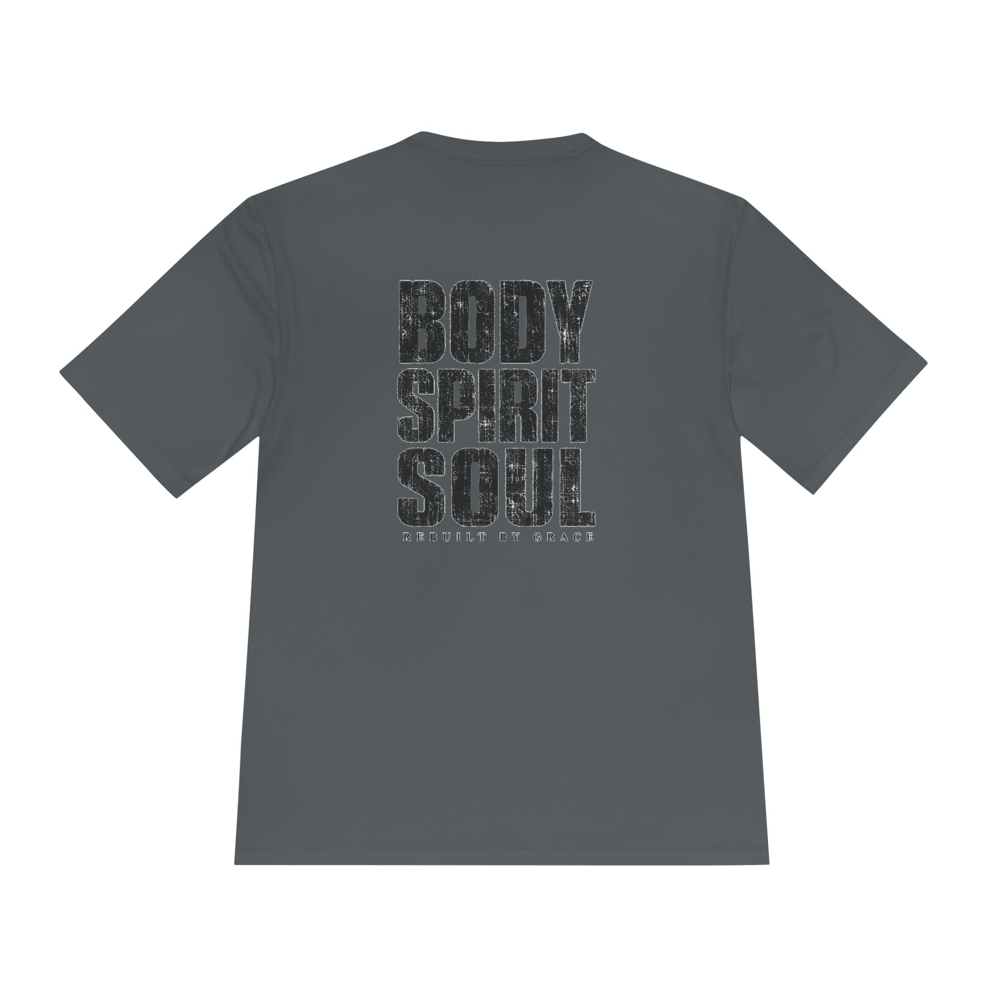 Body Spirit Soul Moisture-Wicking Tee — Athletic Faith-Inspired Shirt - RESTERATION