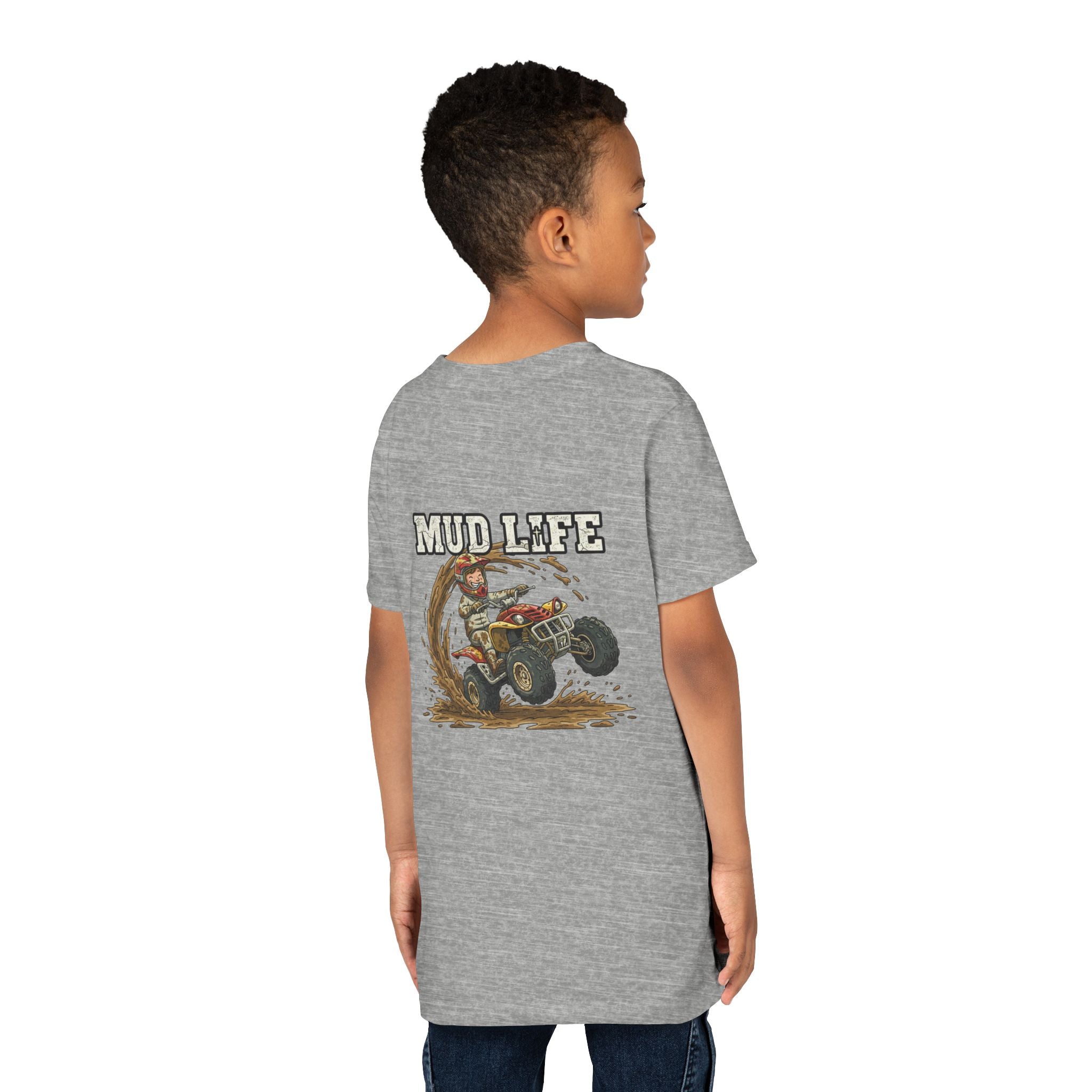 Mud Life — ATV Youth T-Shirt - RESTERATION