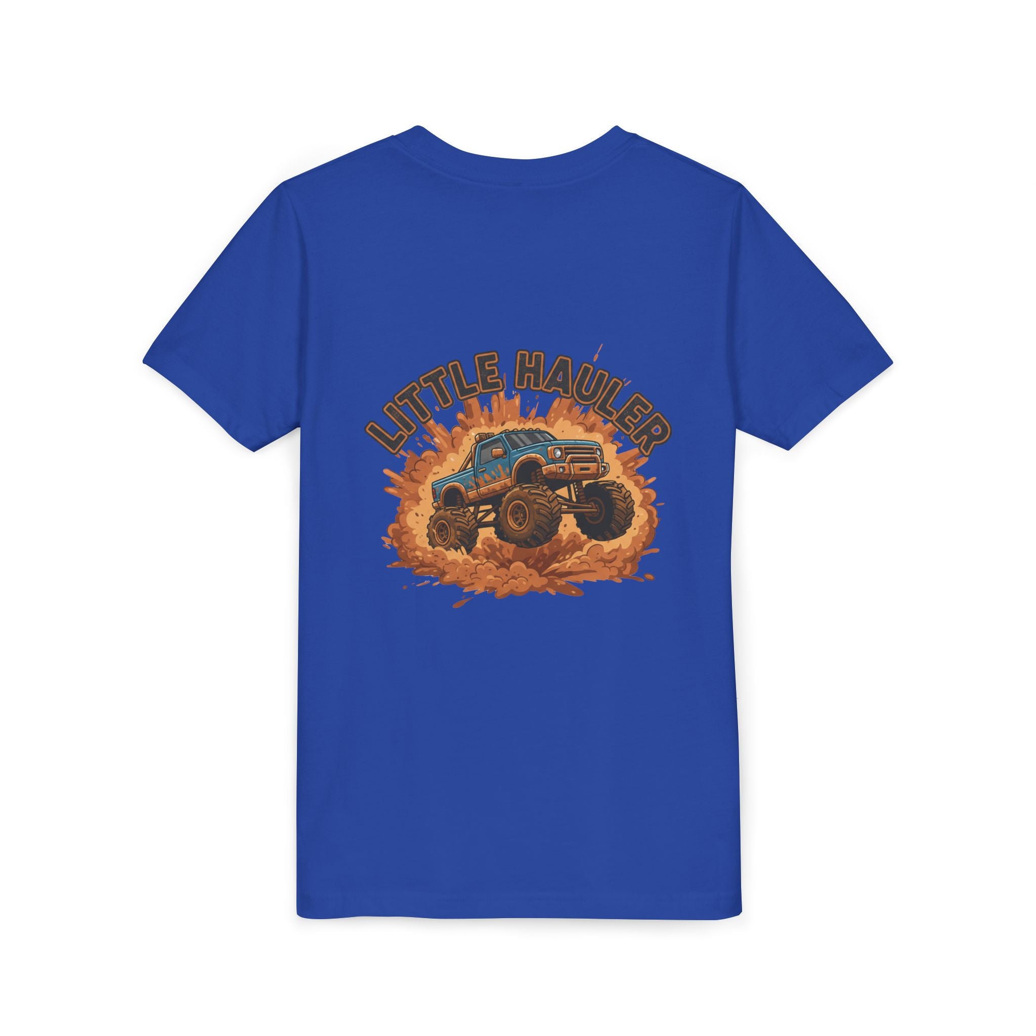 Little Hauler — Monster Truck Youth T-Shirt - RESTERATION