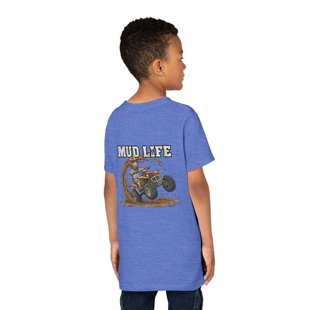Mud Life — ATV Youth T-Shirt - RESTERATION