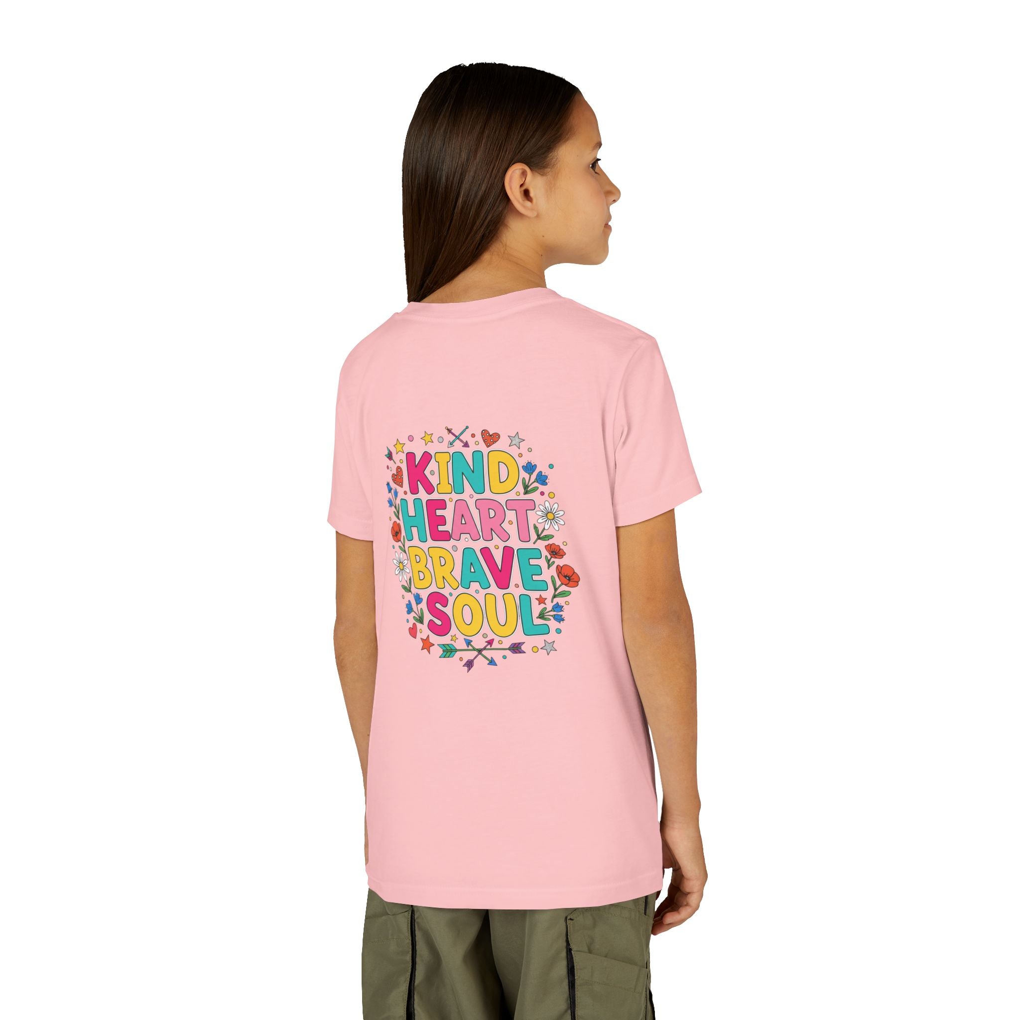 Kind Heart Brave Soul — Inspirational Youth T-Shirt - RESTERATION