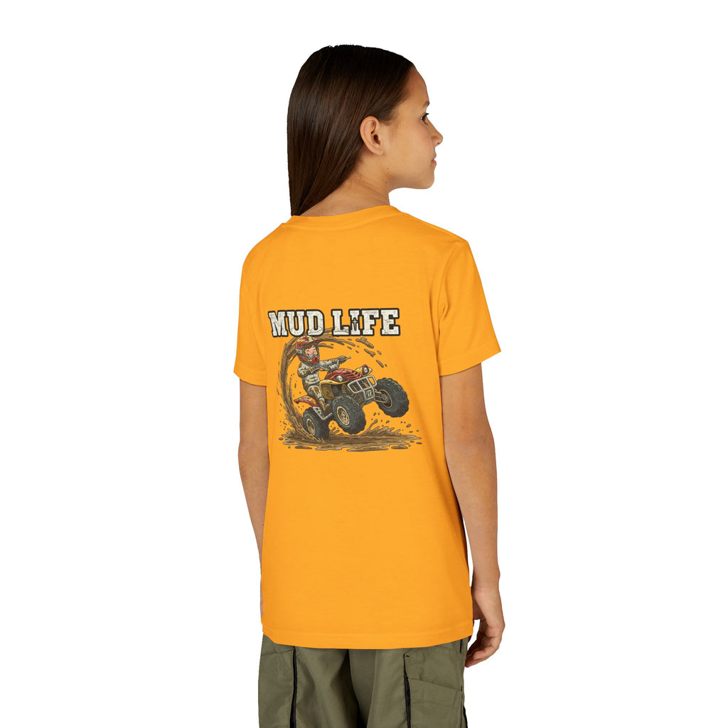 Mud Life — ATV Youth T-Shirt - RESTERATION