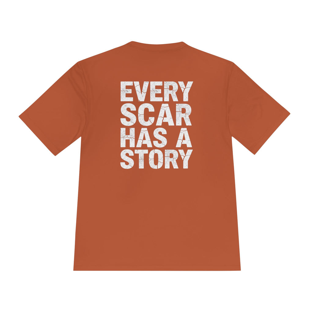 Every Scar Has a Story Moisture-Wicking Tee - RESTERATION
