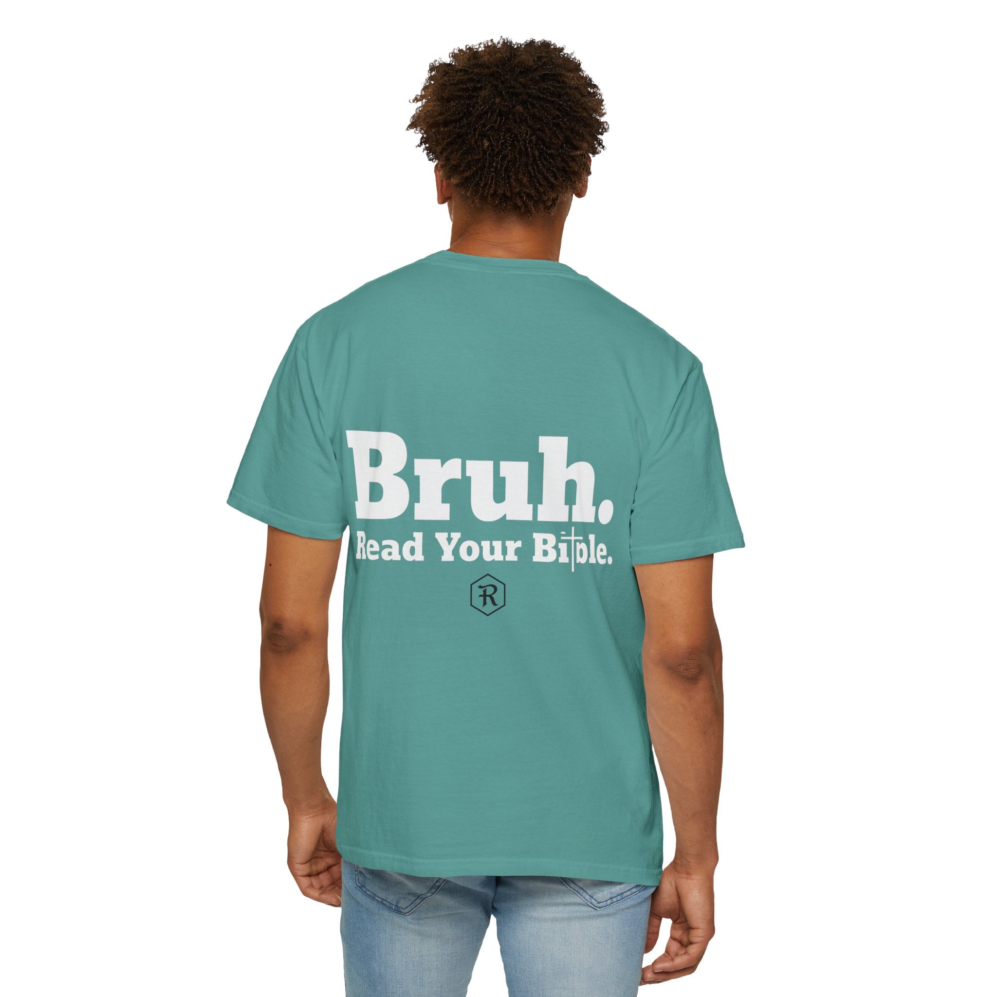 Classic White T-Shirt — Minimal Back Logo Tee - RESTERATION