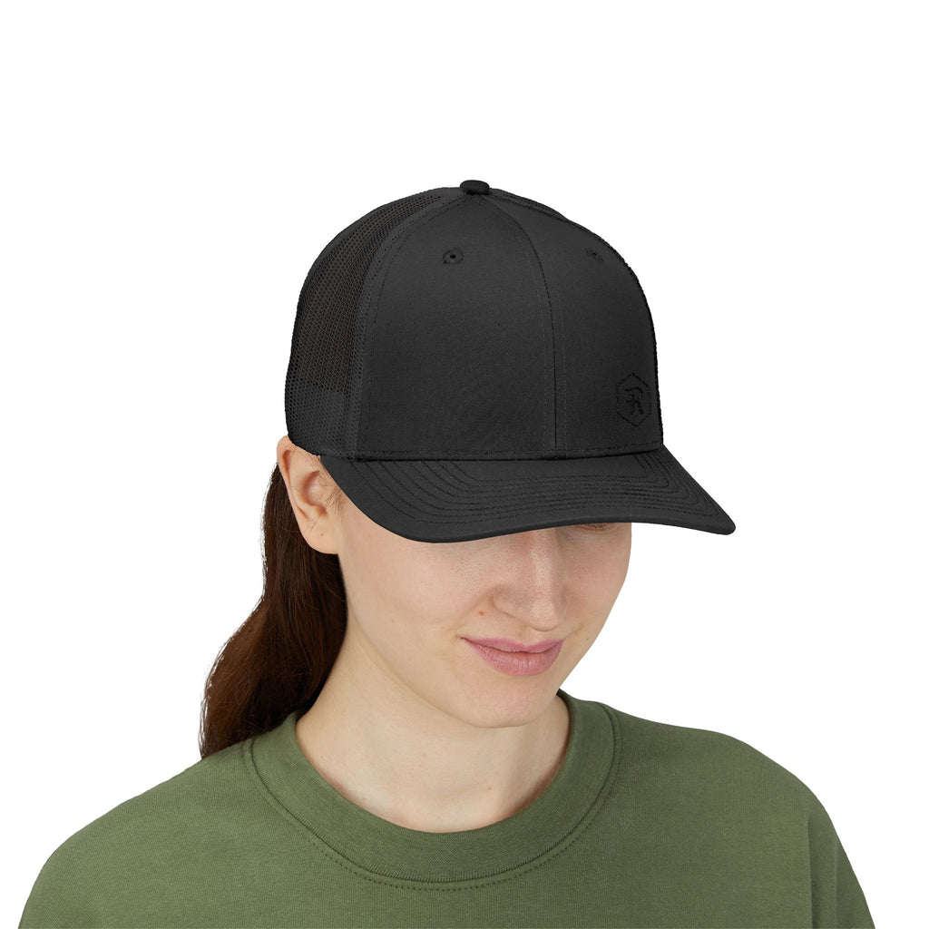 Snapback Trucker Cap | Mesh Back Adjustable Embroidered Hat | Faith Apparel - RESTERATION