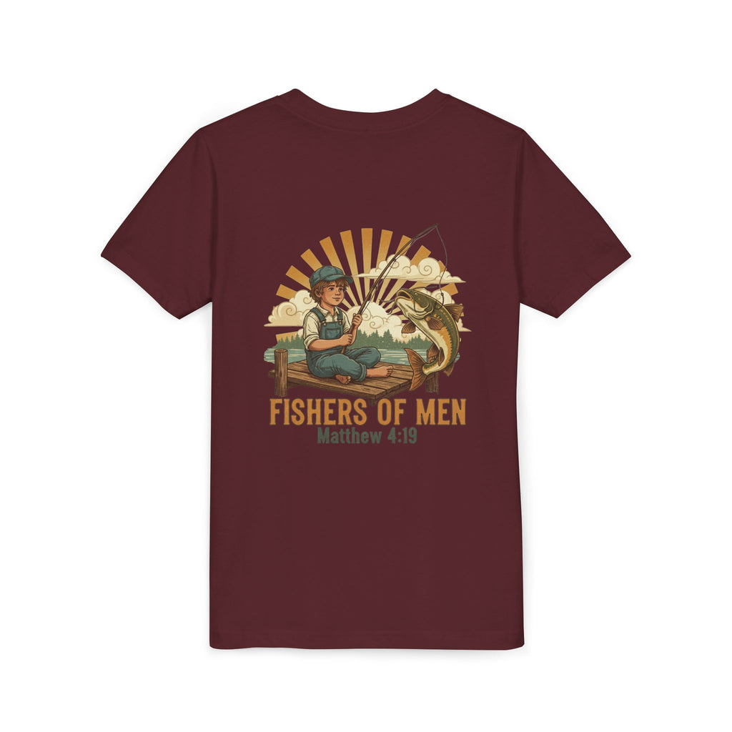 Fishers of Men — Christian Youth T-Shirt (Matthew 4:19) - RESTERATION