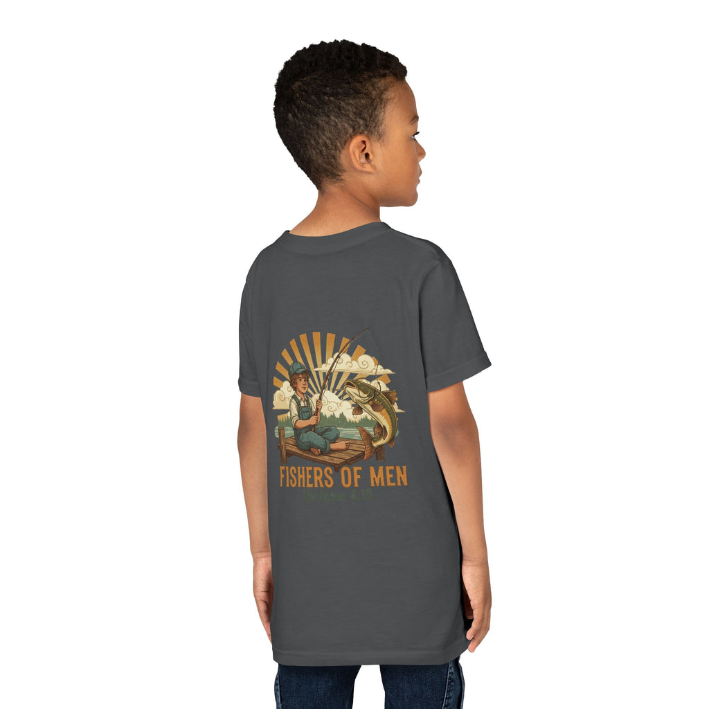 Fishers of Men — Christian Youth T-Shirt (Matthew 4:19) - RESTERATION