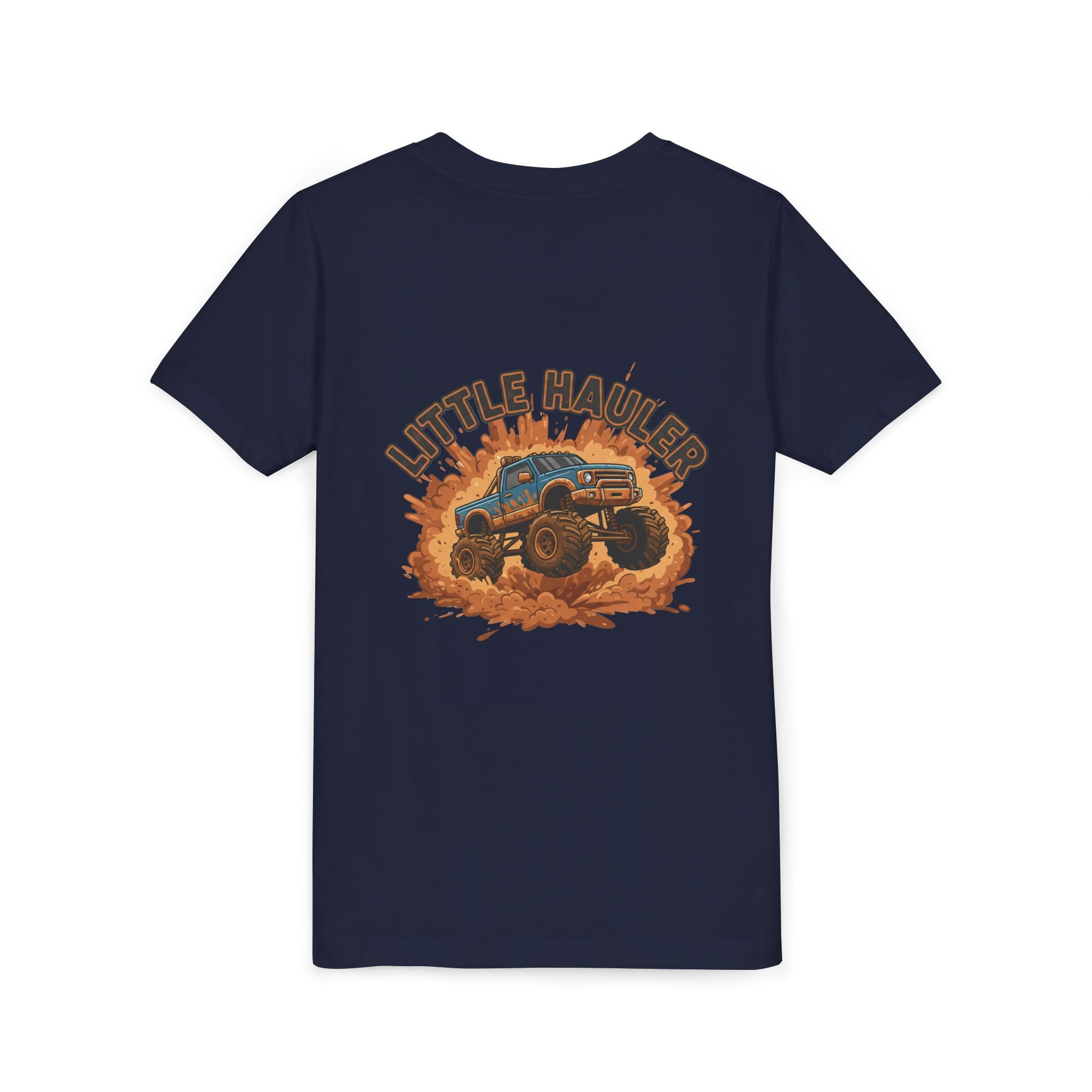 Little Hauler — Monster Truck Youth T-Shirt - RESTERATION