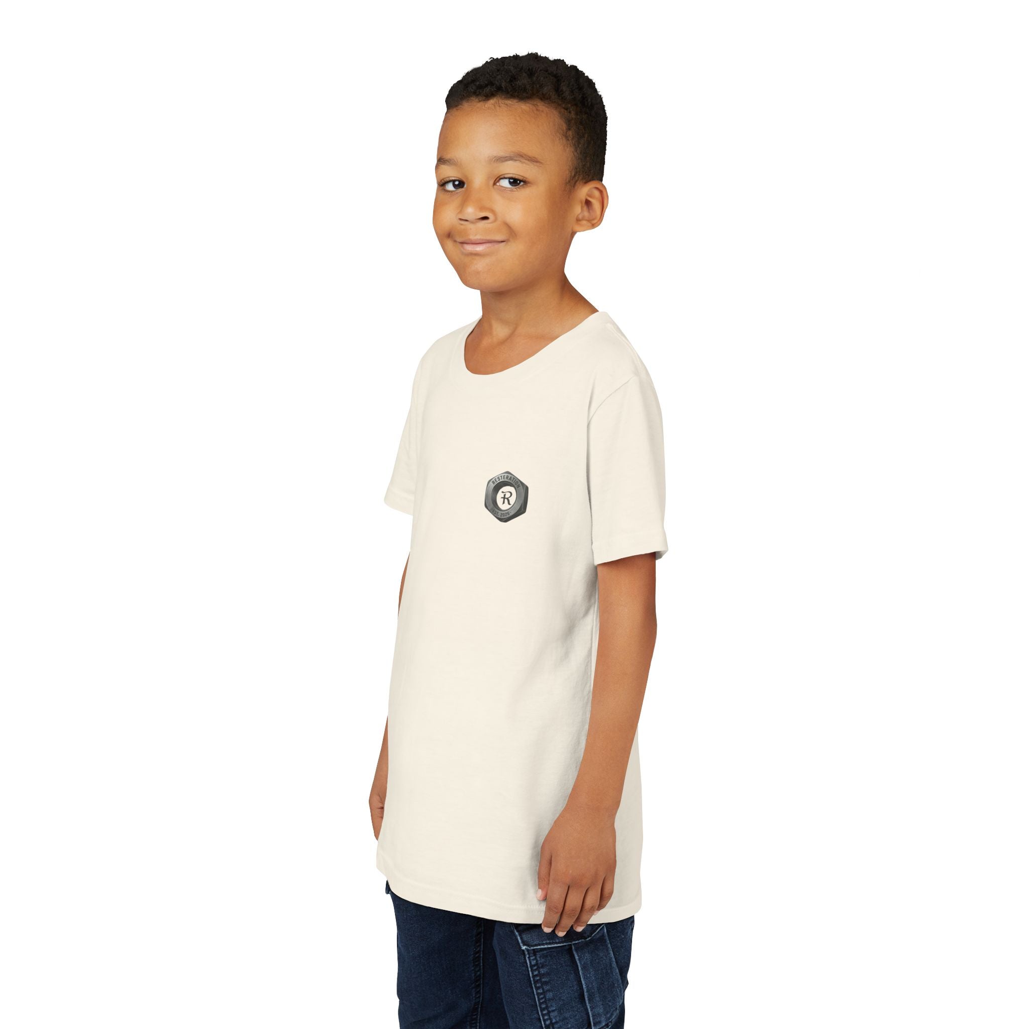 Little Hauler — Monster Truck Youth T-Shirt - RESTERATION