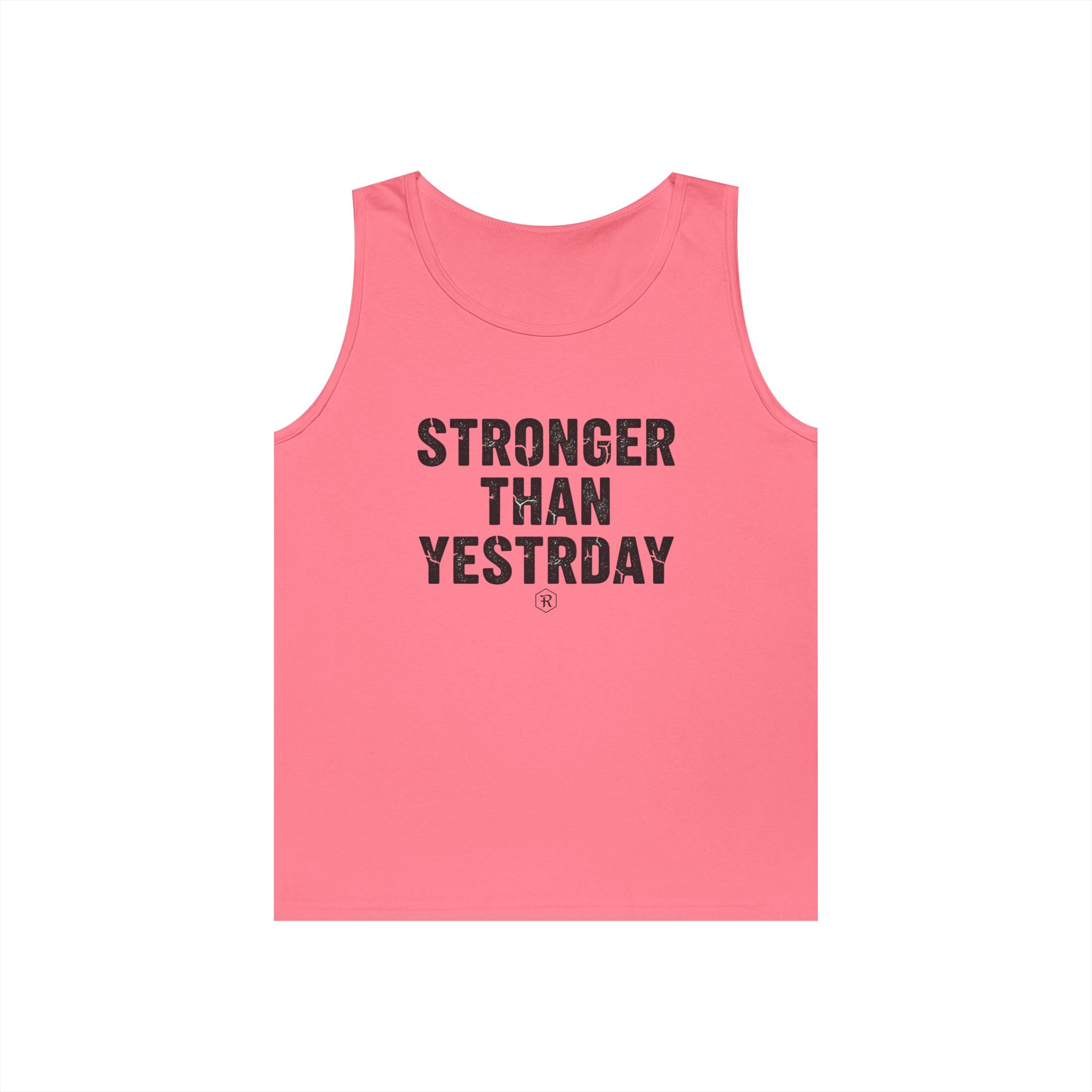 Stronger Than Yesterday — Motivational Tank Top - RESTERATION