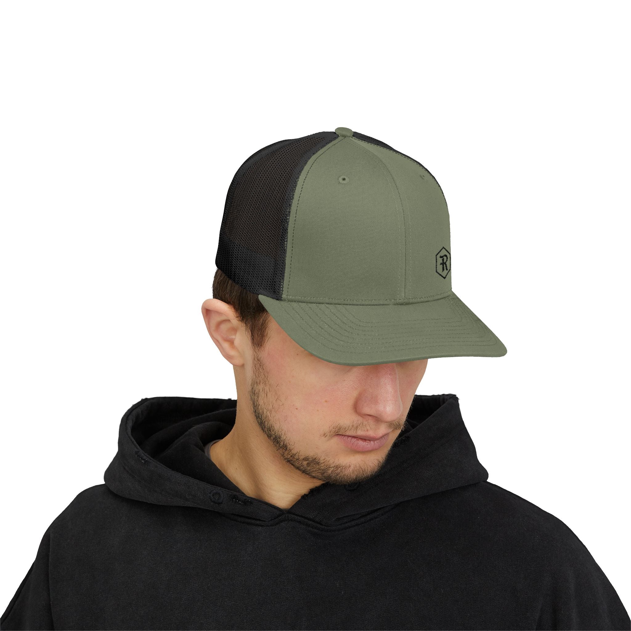 Snapback Trucker Cap | Mesh Back Adjustable Embroidered Hat | Faith Apparel - RESTERATION