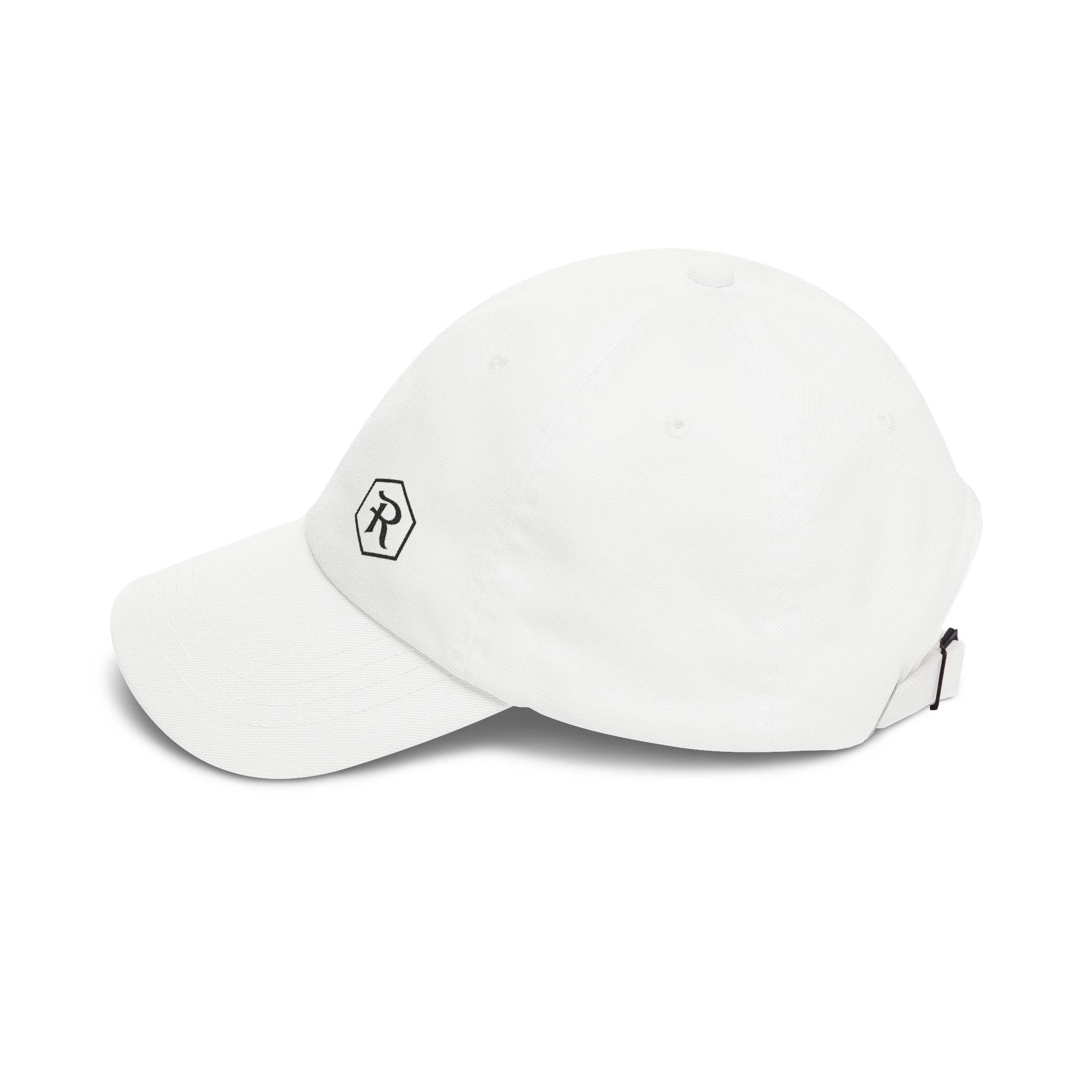 Monogram Dad Cap | Hexagon R Embroidered Hat | Faith Apparel - RESTERATION